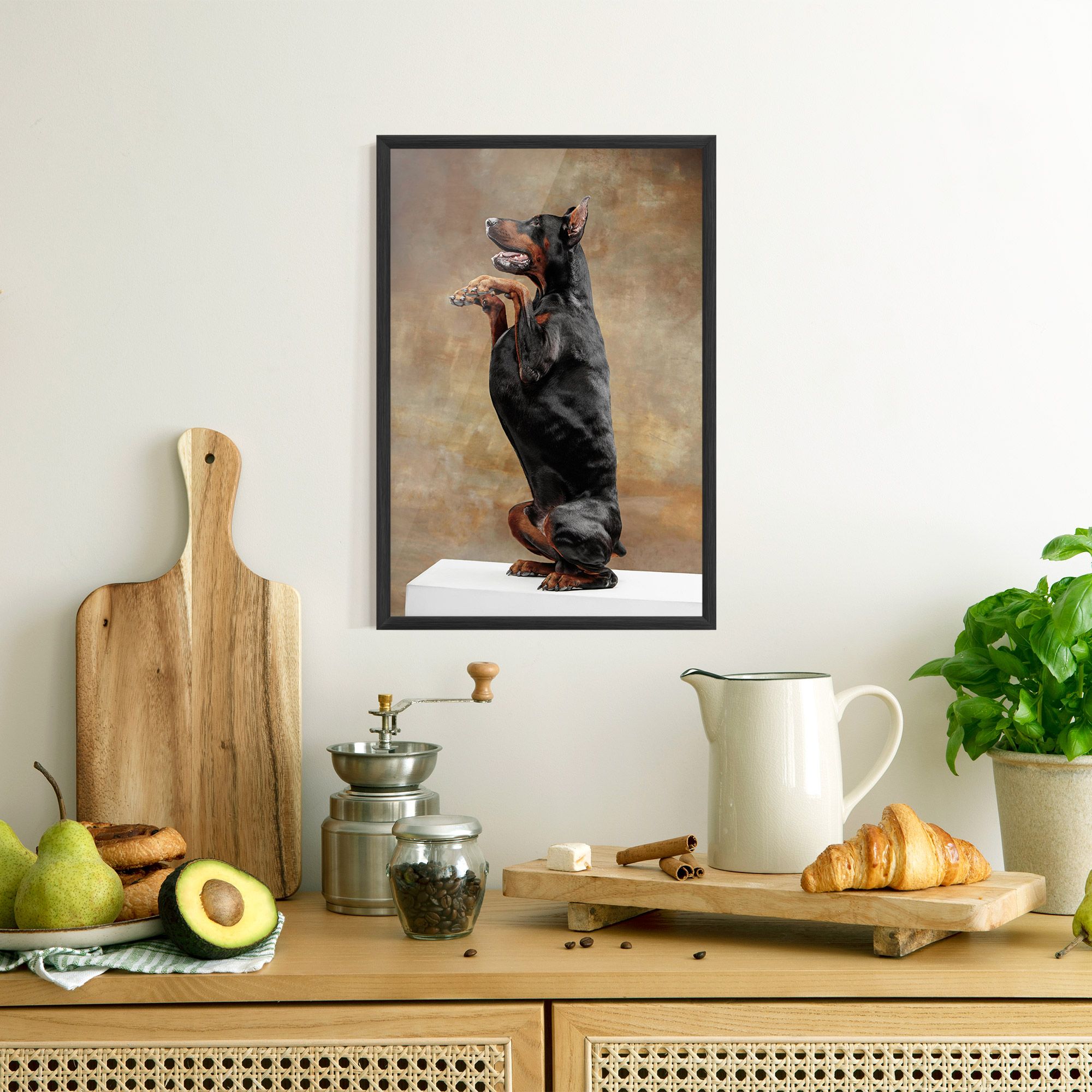 Doberman Standing mockup 8