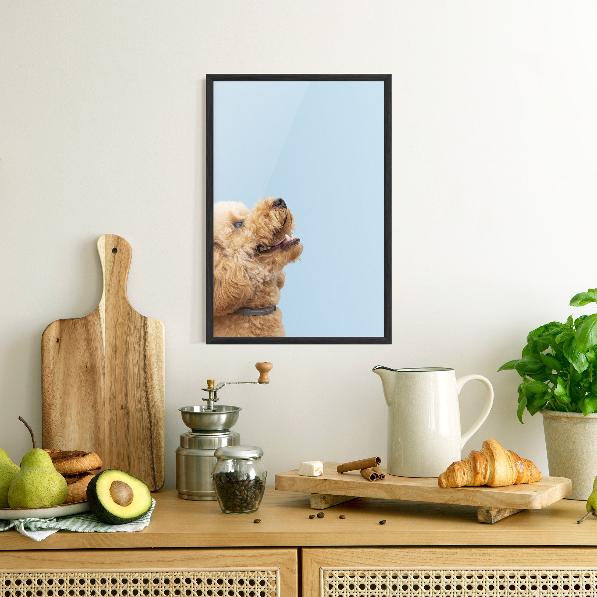 Yellow Cute Dog mockup 8