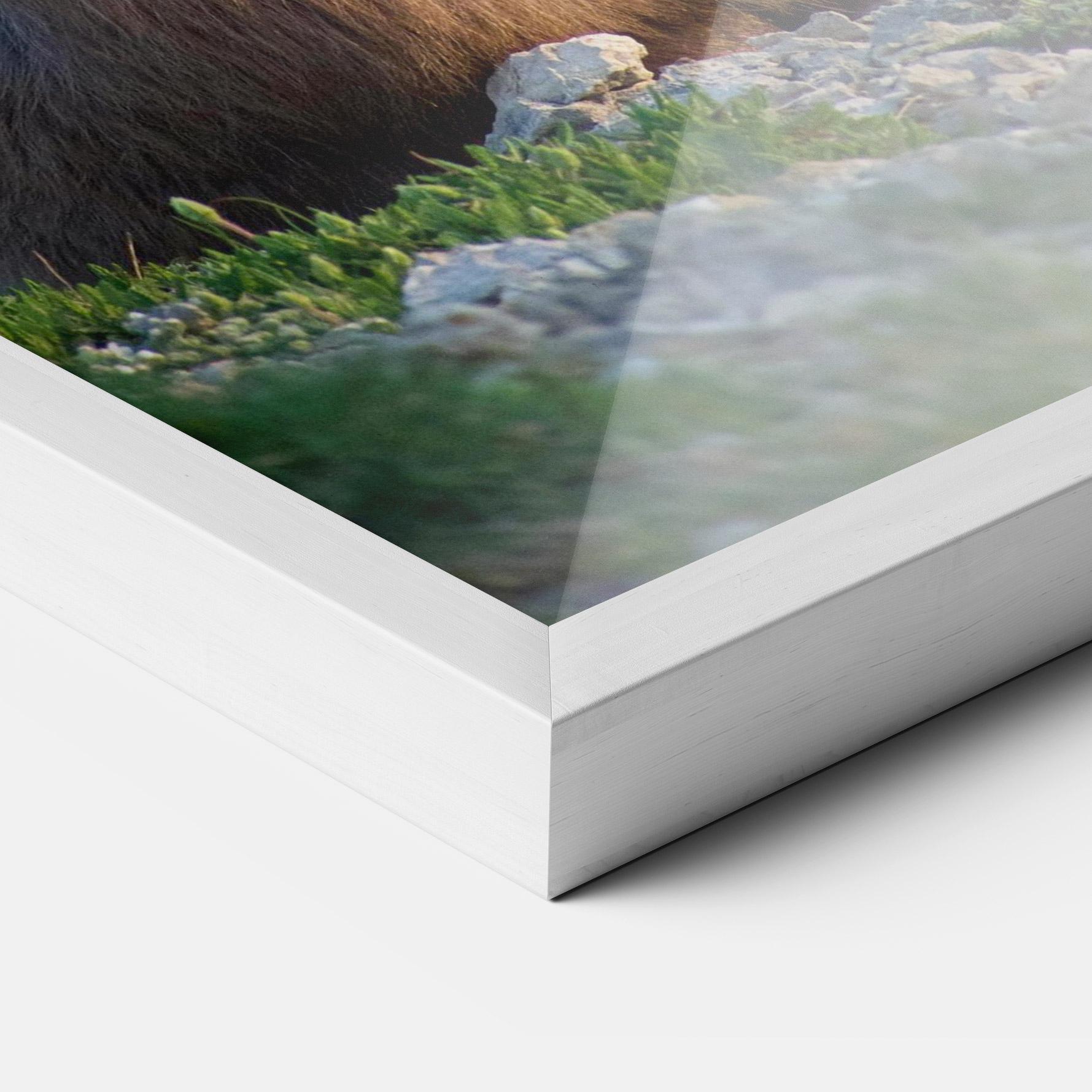 Gerahmte Poster Mountain Goat mockup 3