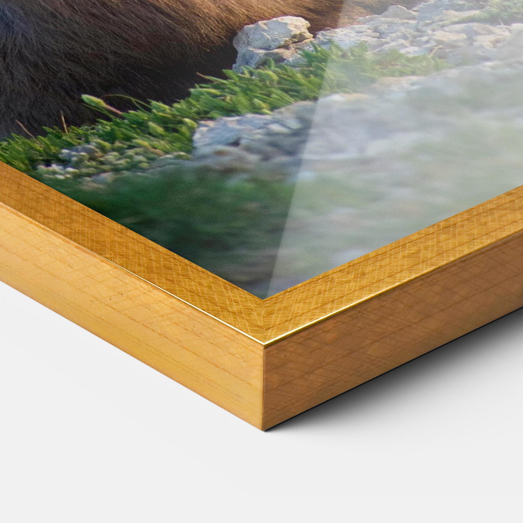 Gerahmte Poster Mountain Goat mockup 3