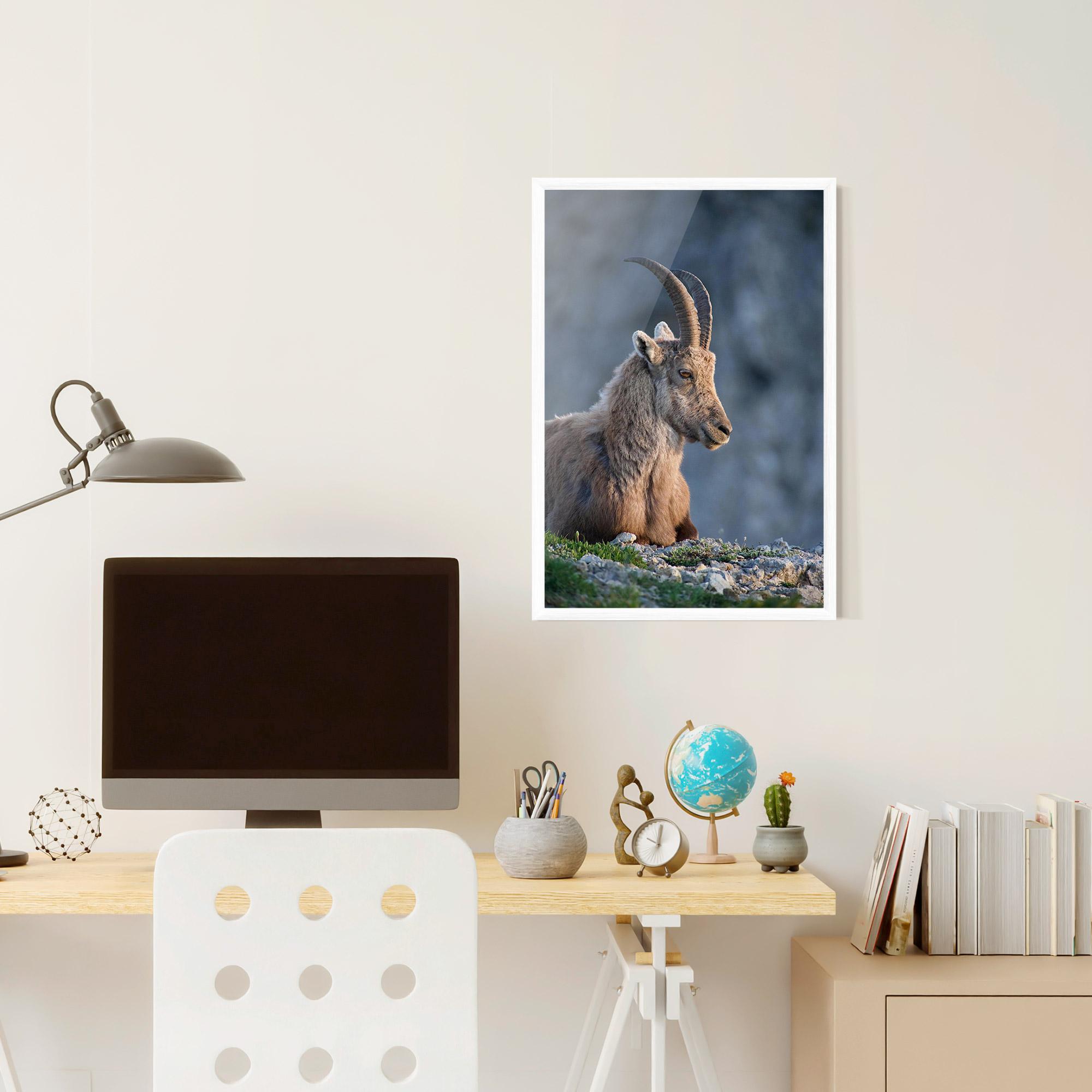 Gerahmte Poster Mountain Goat mockup 6