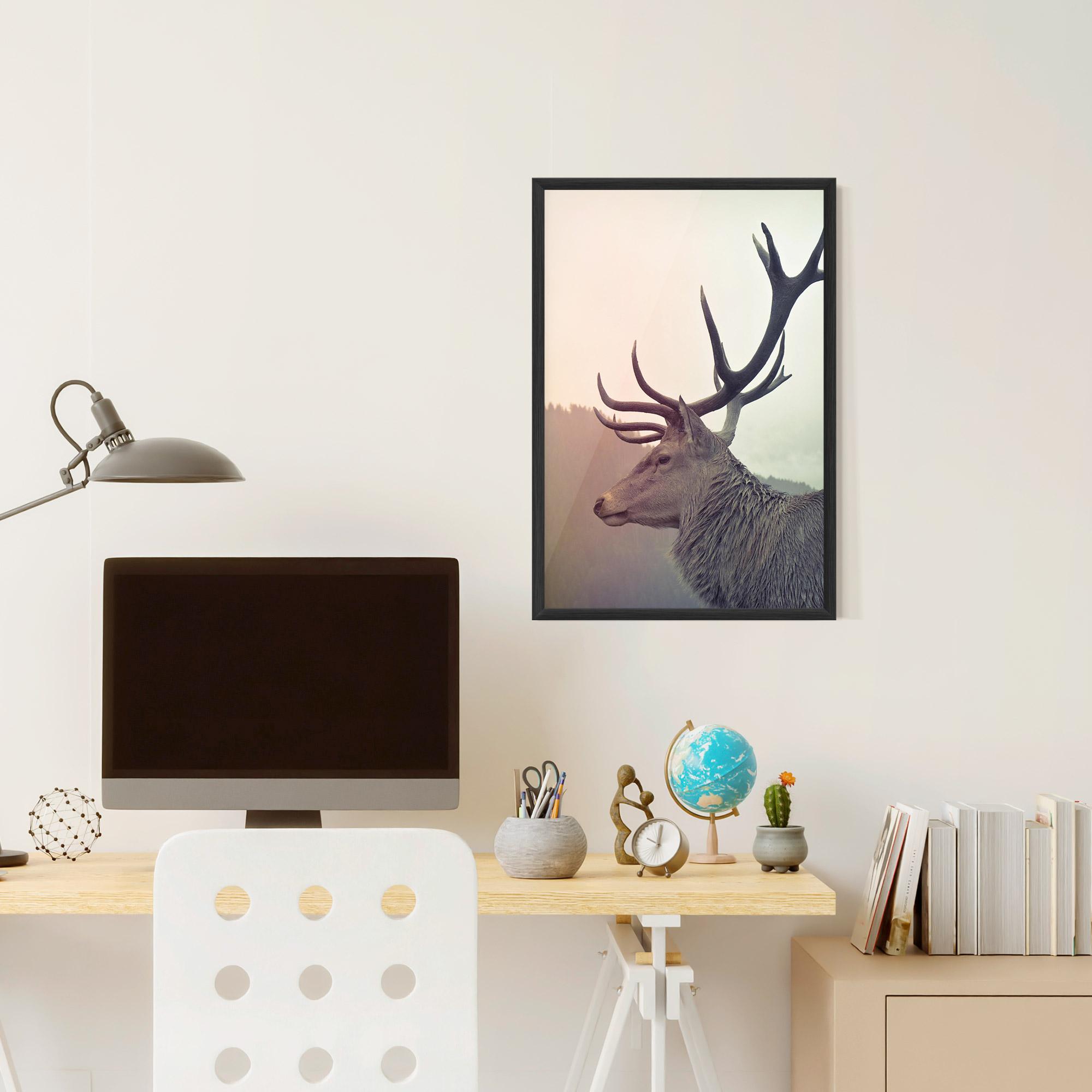 Gerahmte Poster King Of The Forest mockup 6