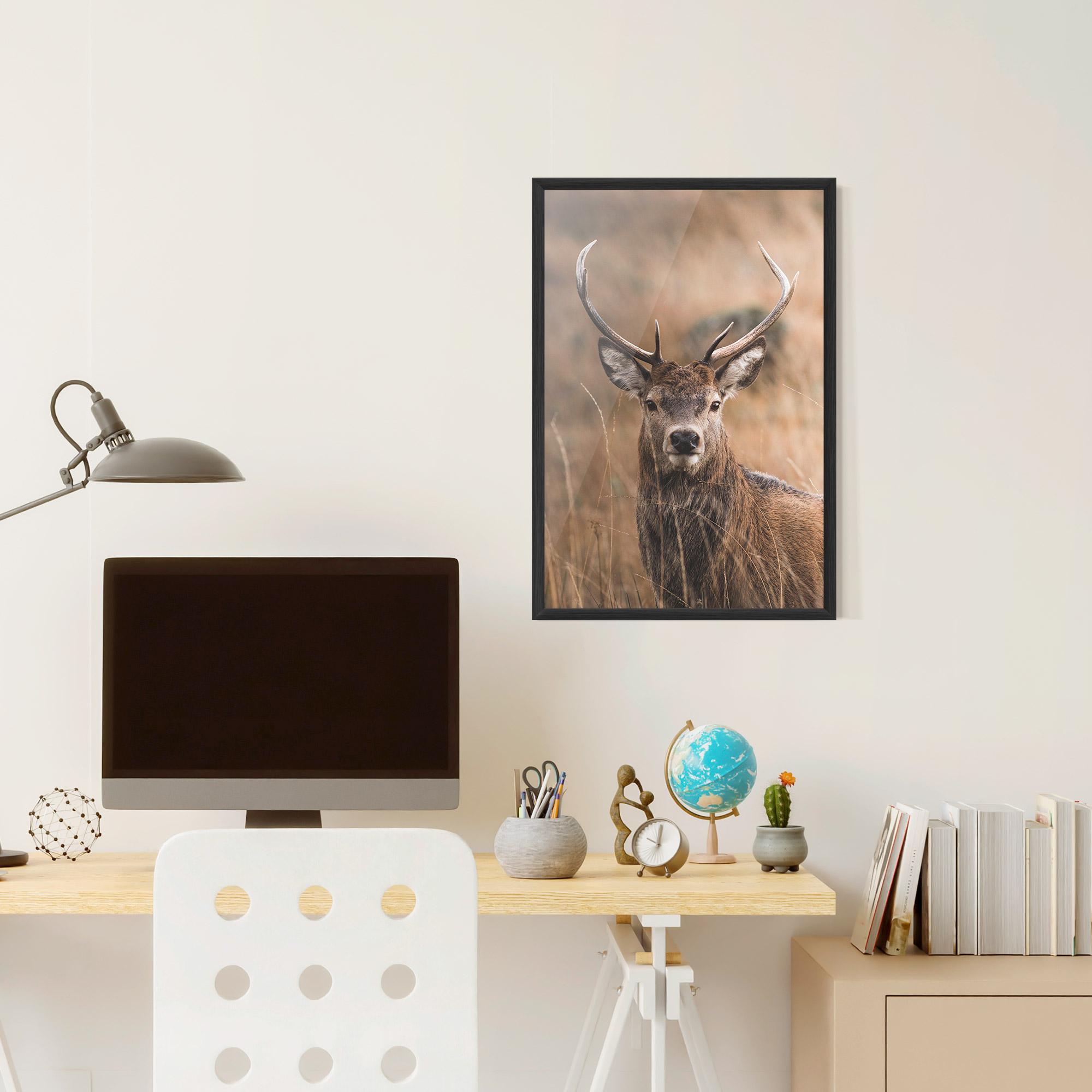 Gerahmte Poster Majestic Deer mockup 6