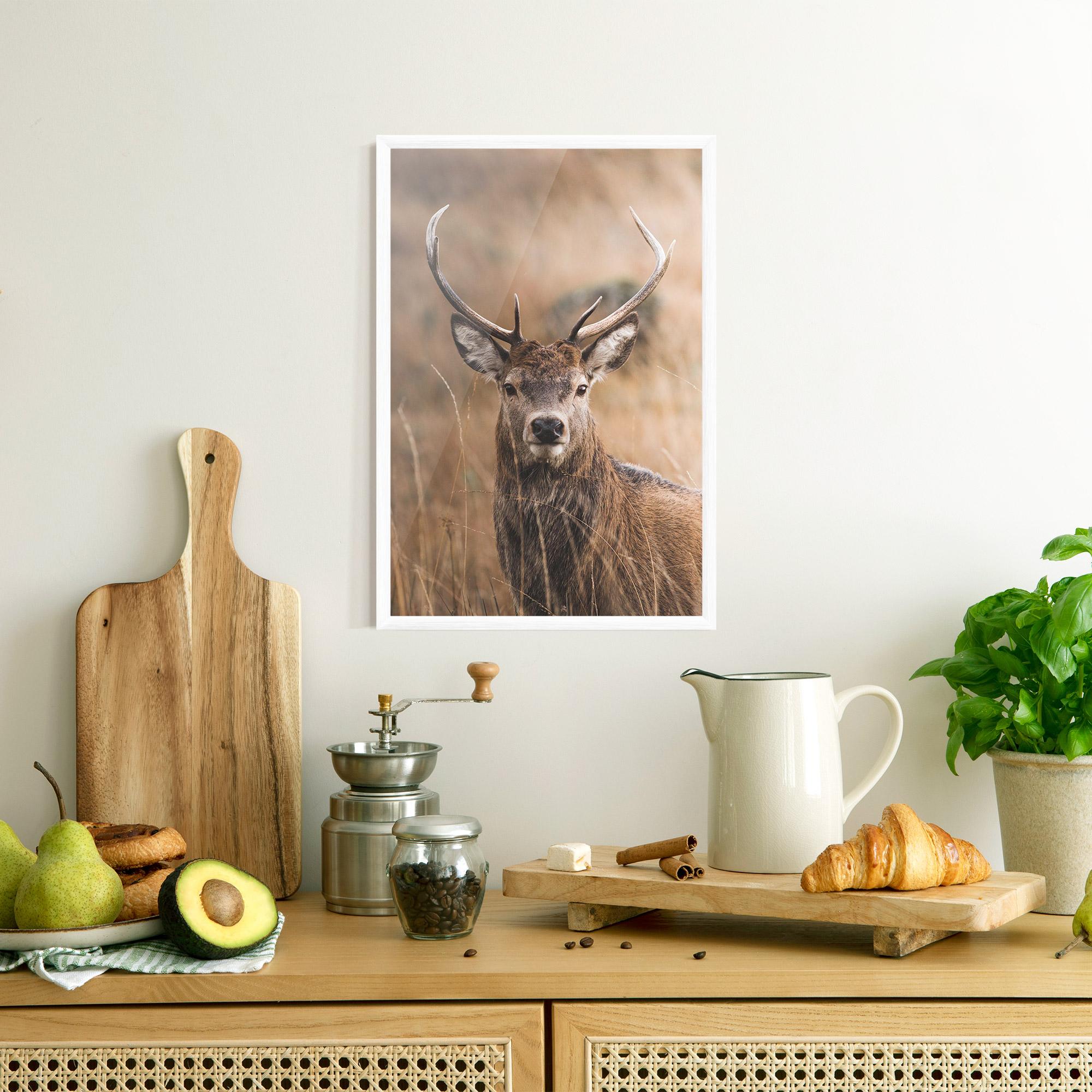 Gerahmte Poster Majestic Deer mockup 8