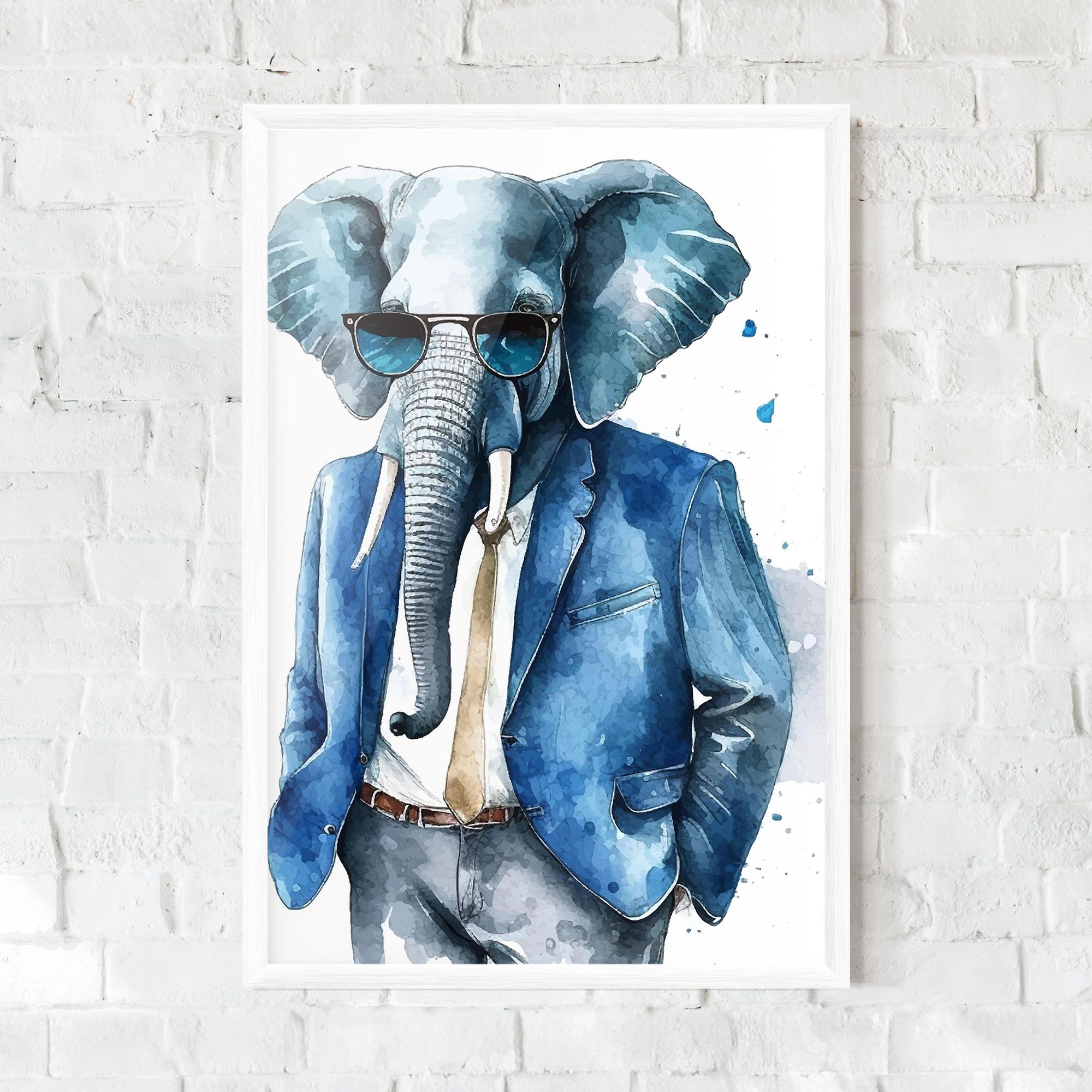 Bussiness Elephant mockup 0