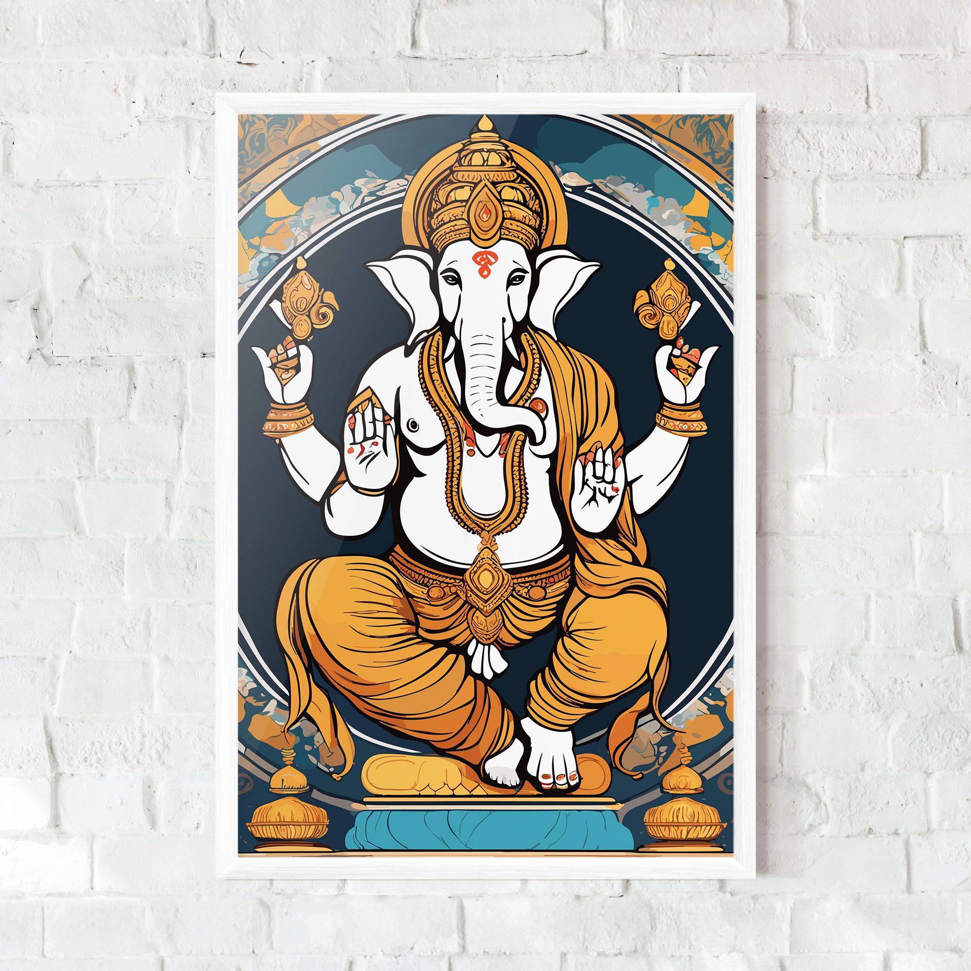 Gold Ganpati mockup 0