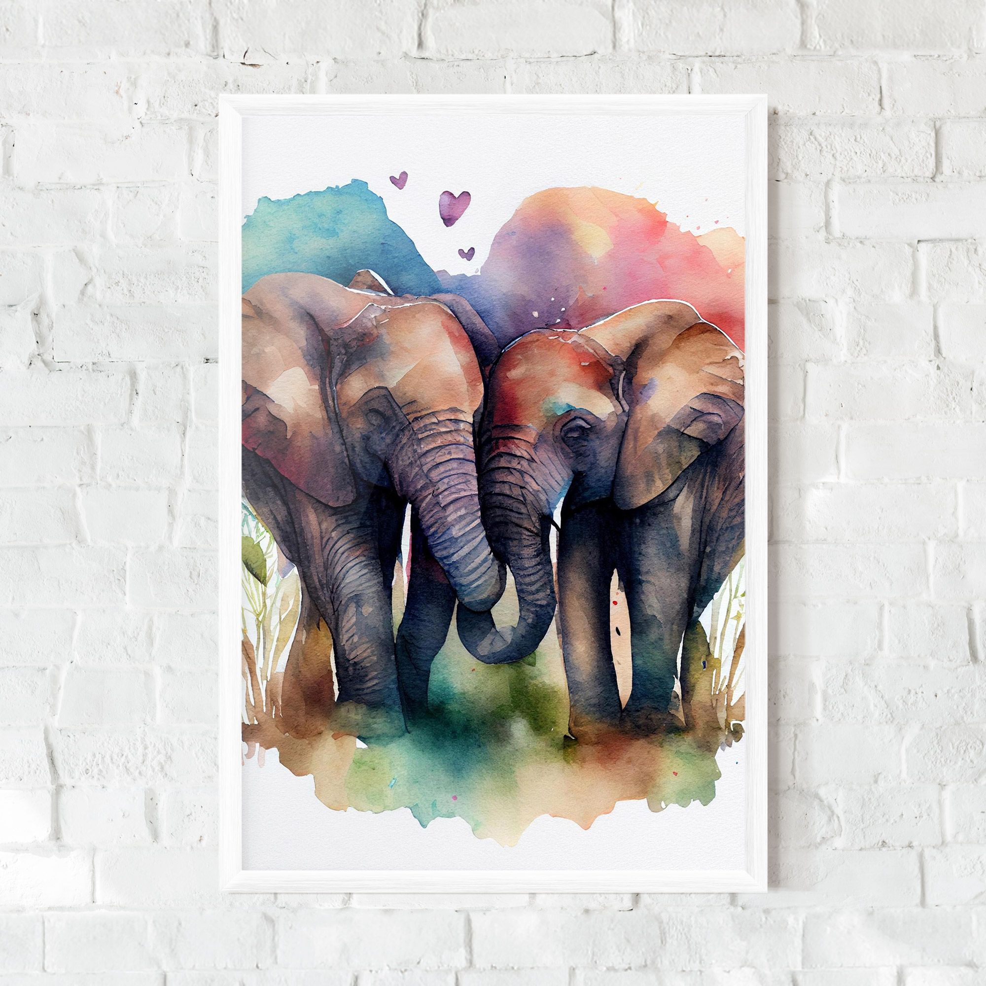 Watercolor Love mockup 0