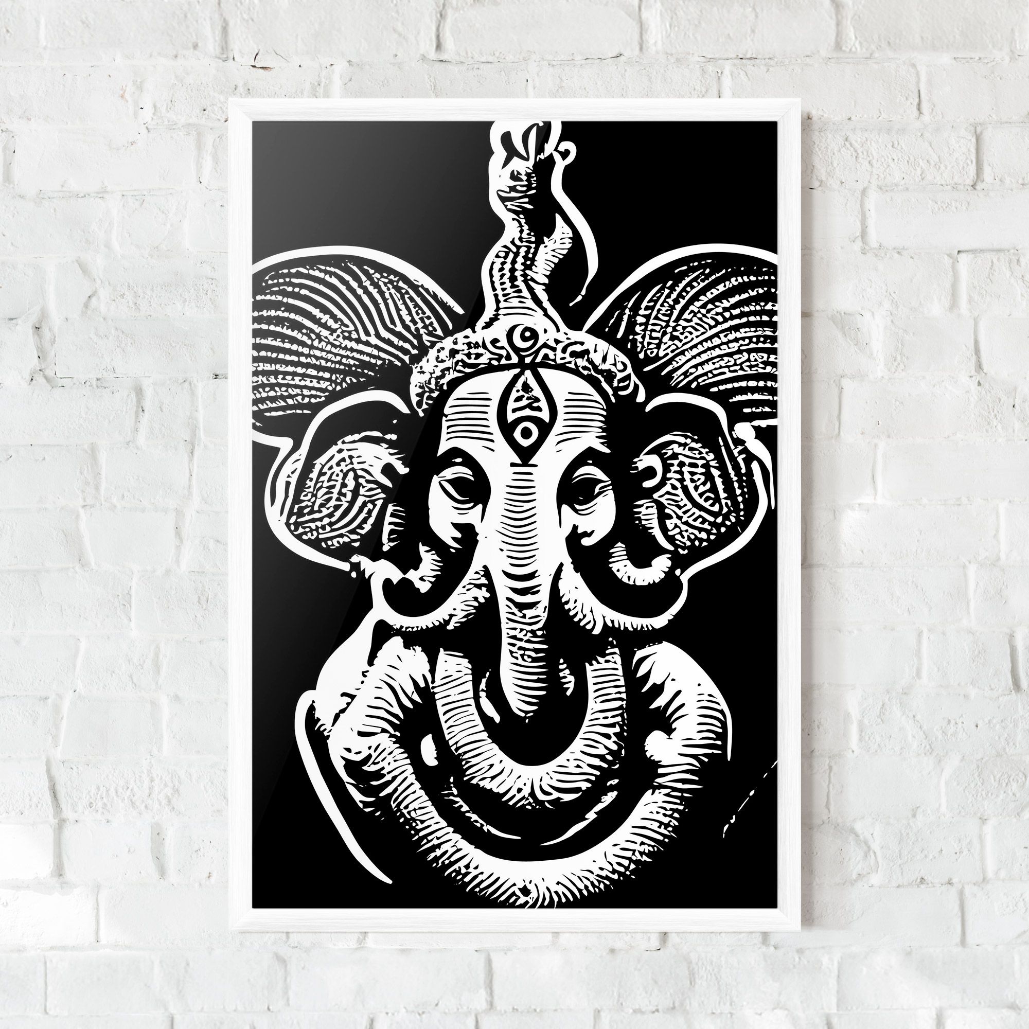 White Head Elephant mockup 0