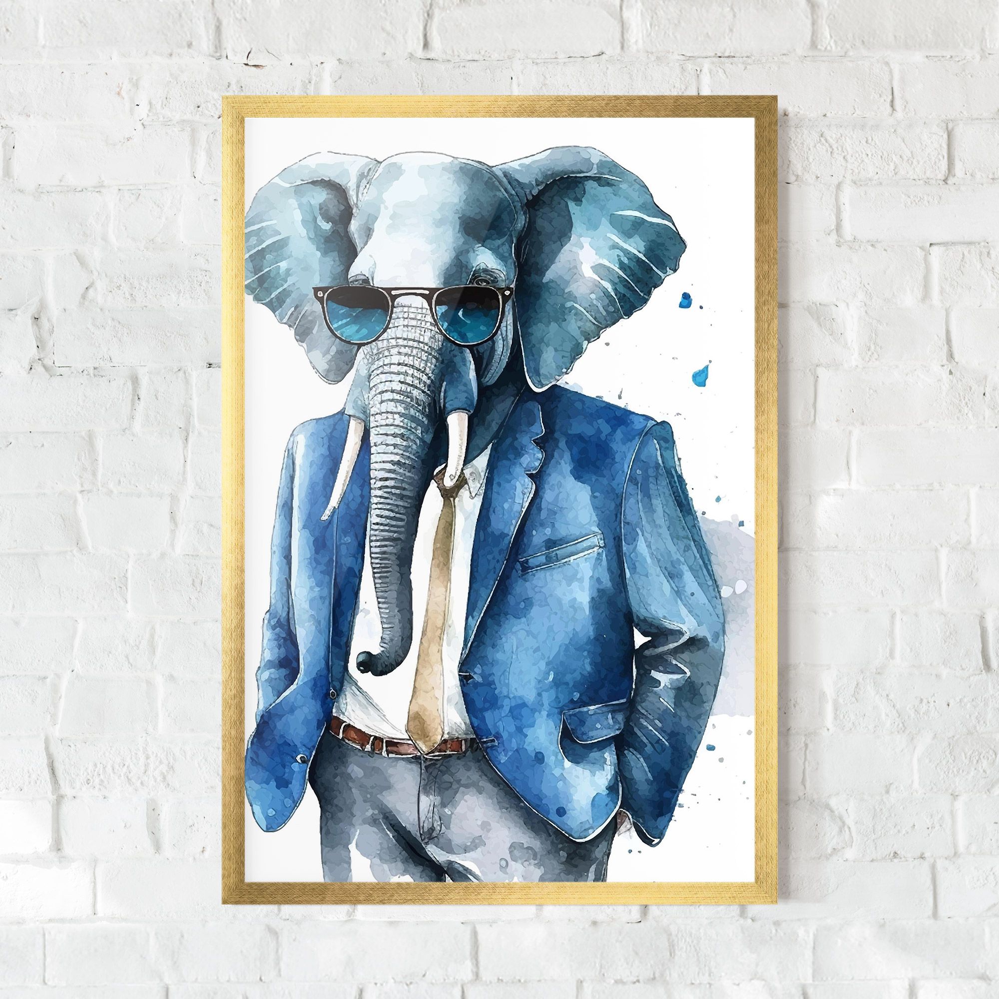 Bussiness Elephant mockup 0