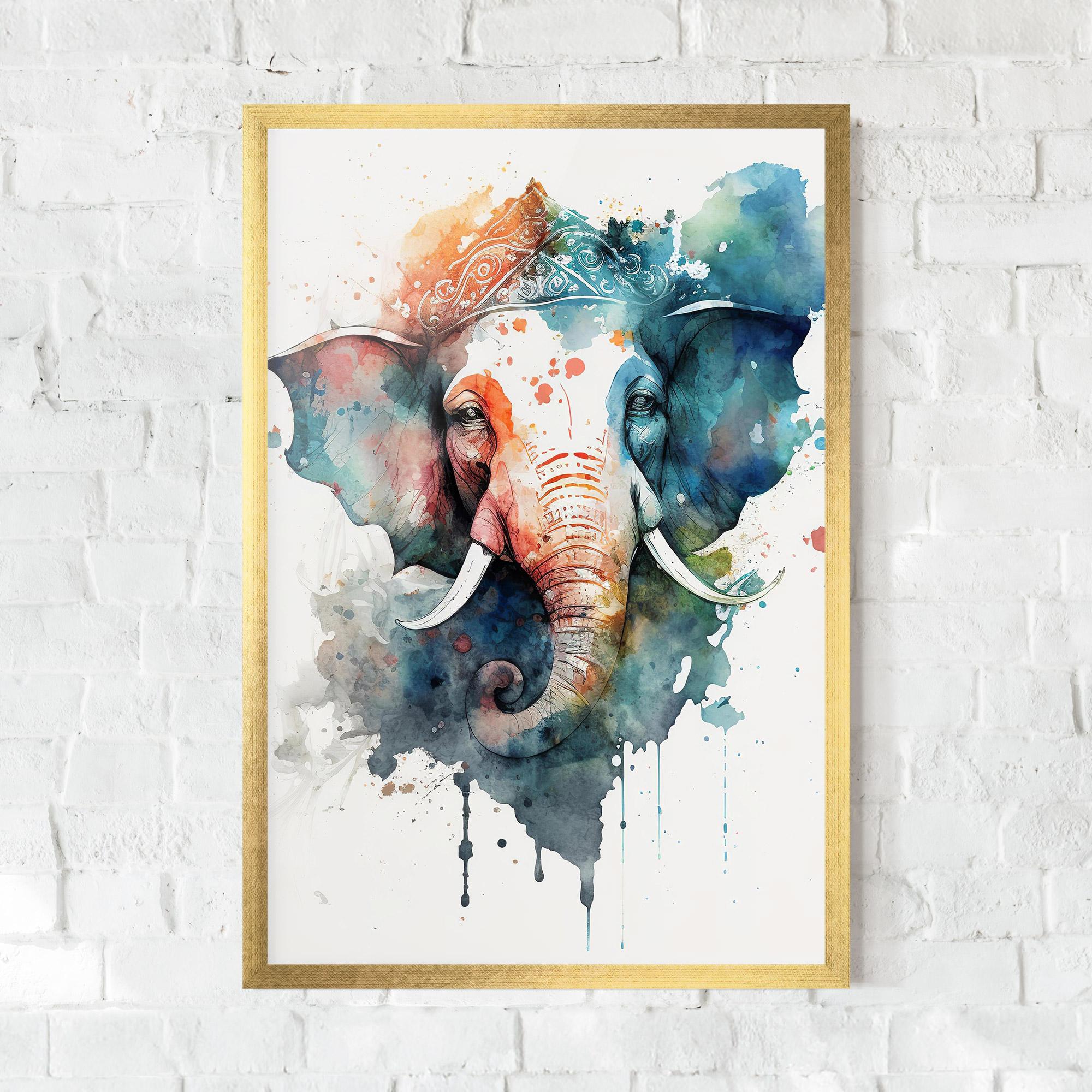 Gerahmte Poster Ganesha Chaturthi mockup 0