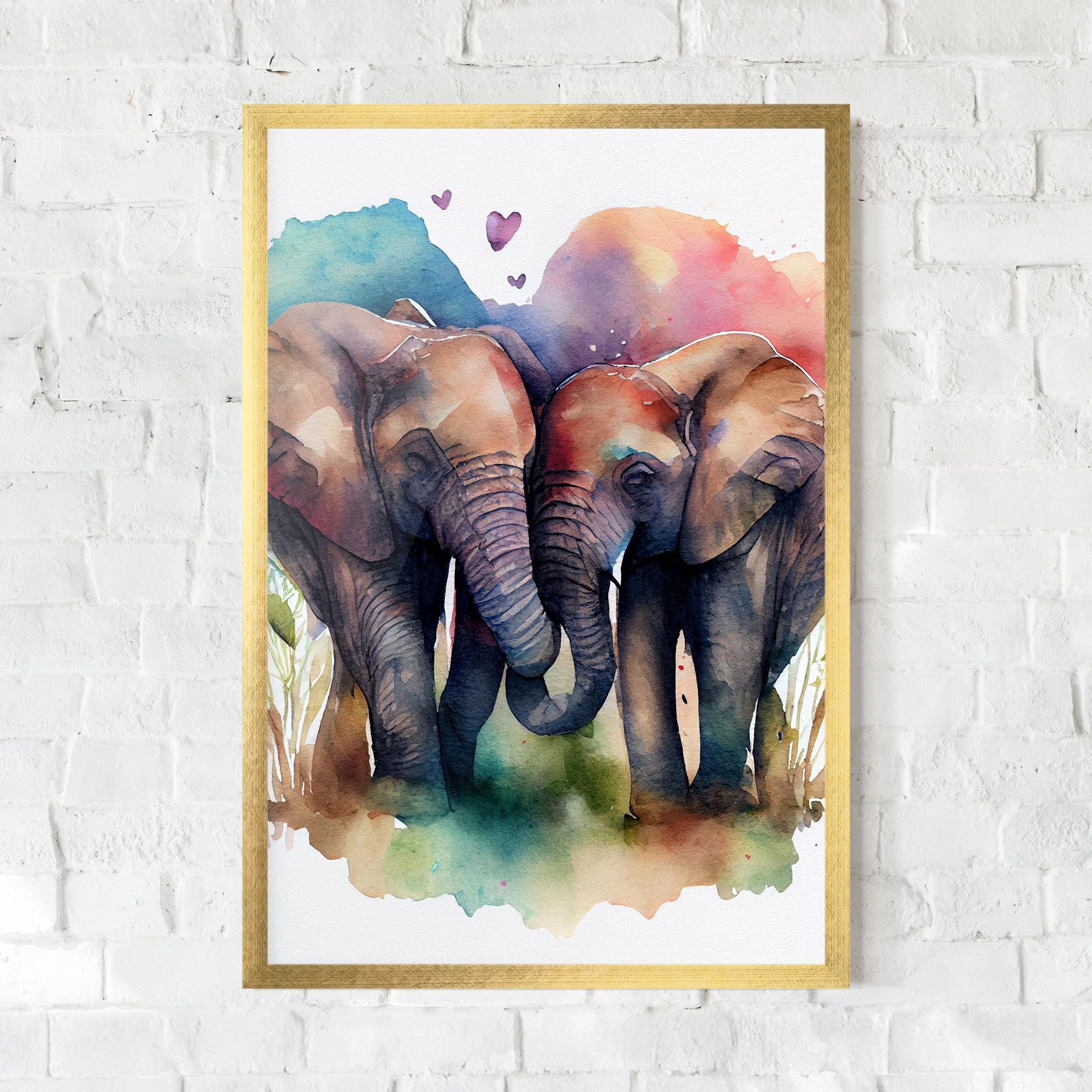 Watercolor Love mockup 0