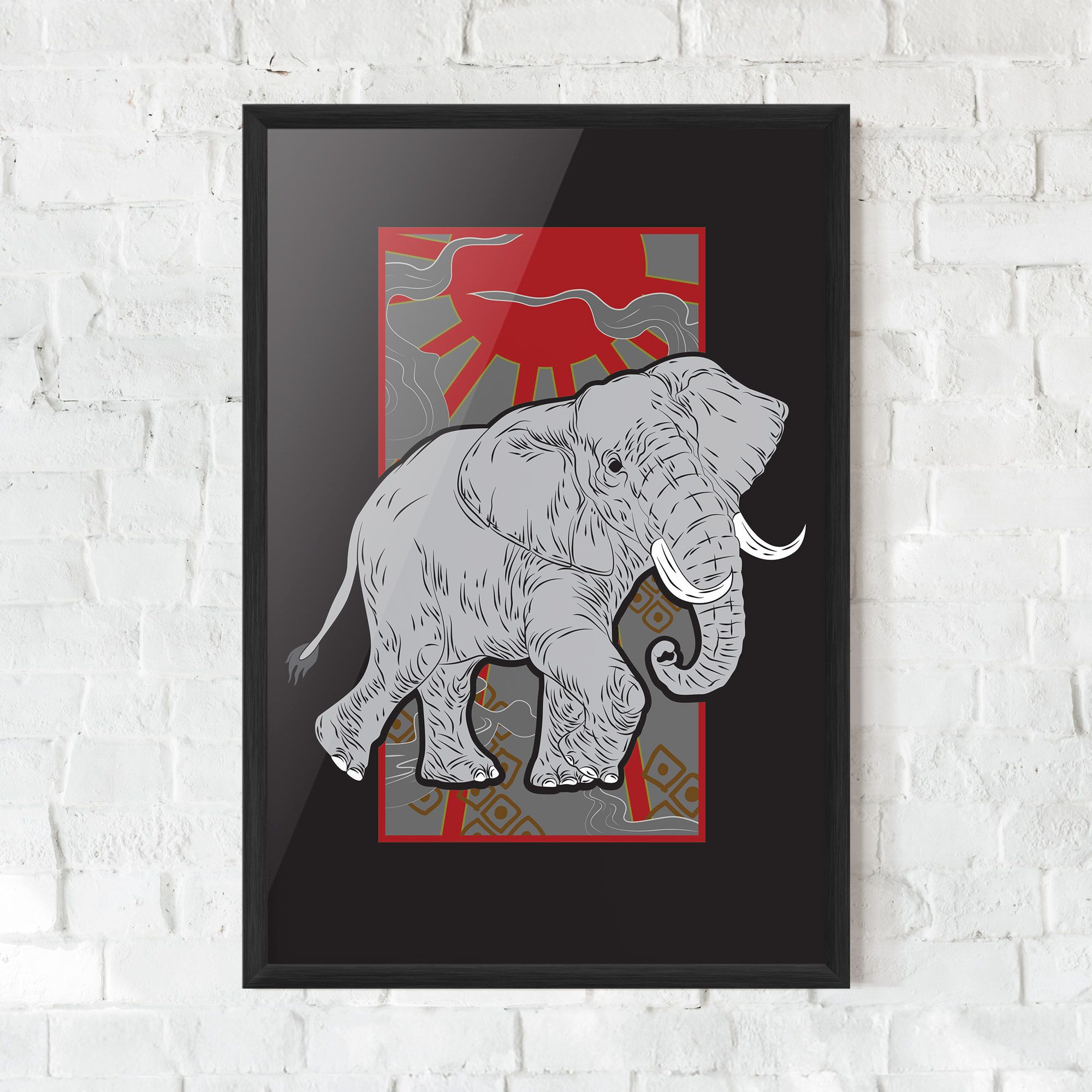 Asian Elephant mockup 0