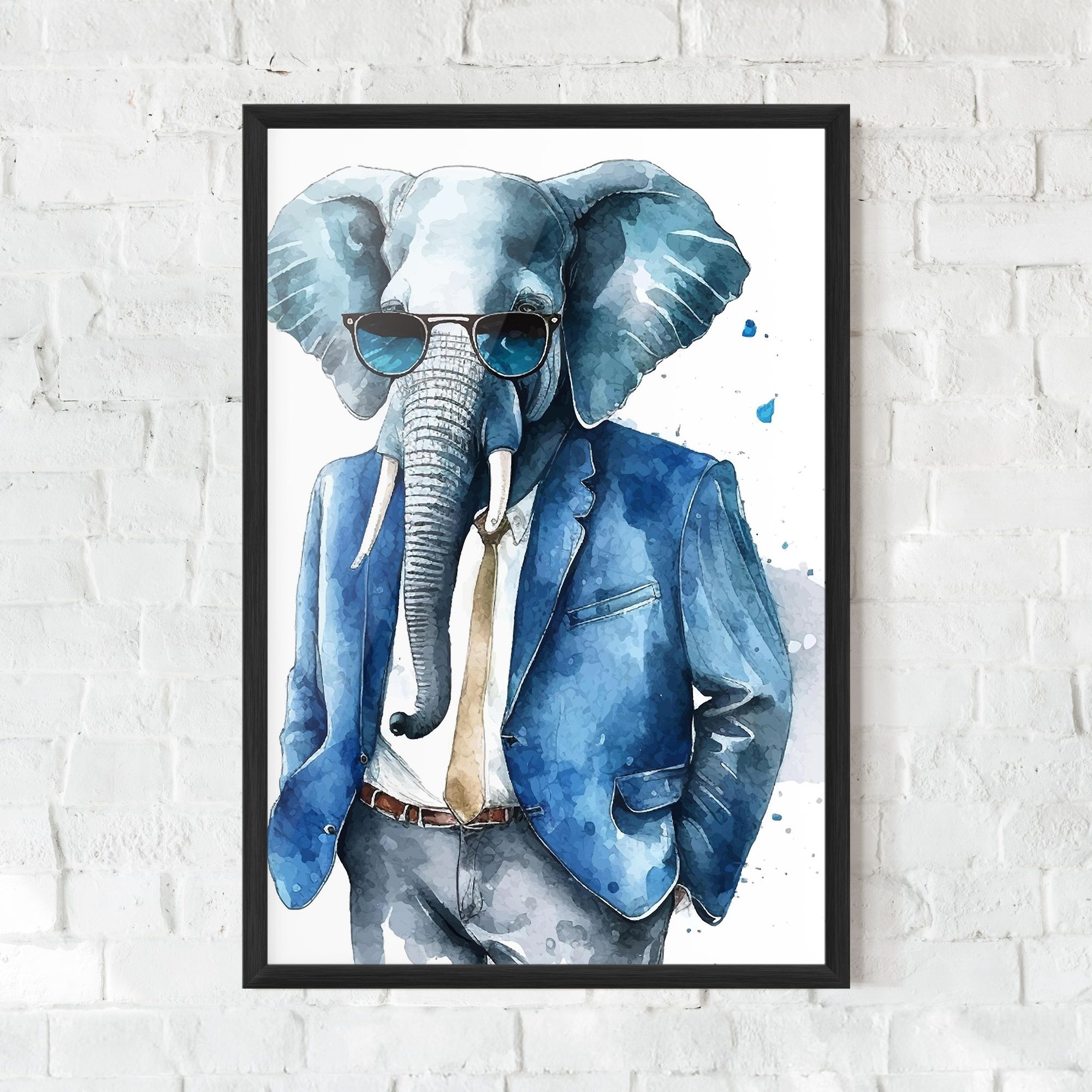 Bussiness Elephant mockup 0