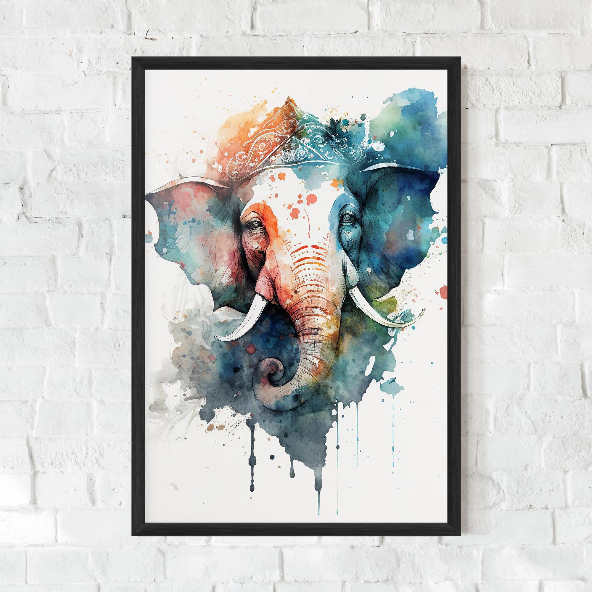 Gerahmte Poster Ganesha Chaturthi mockup 0