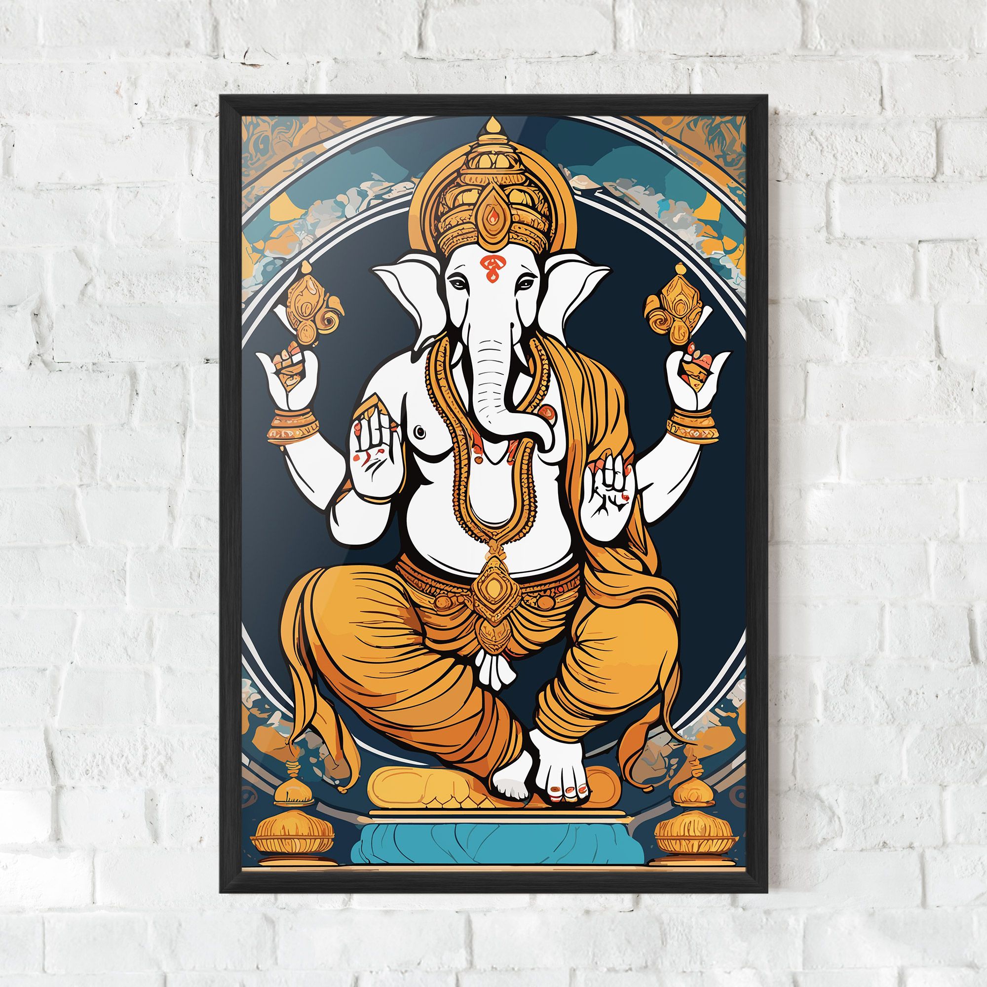 Gold Ganpati mockup 0