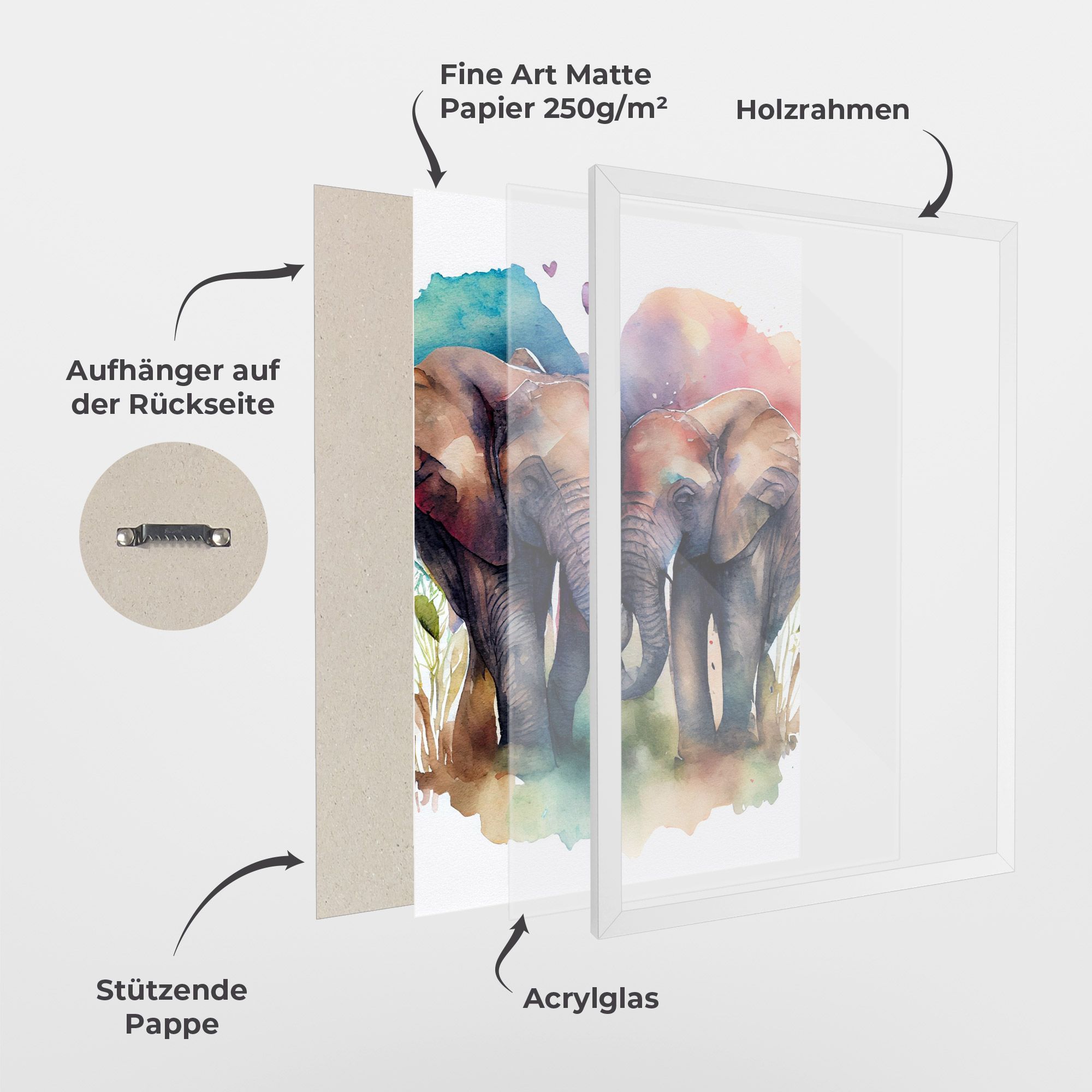 Watercolor Love mockup 1