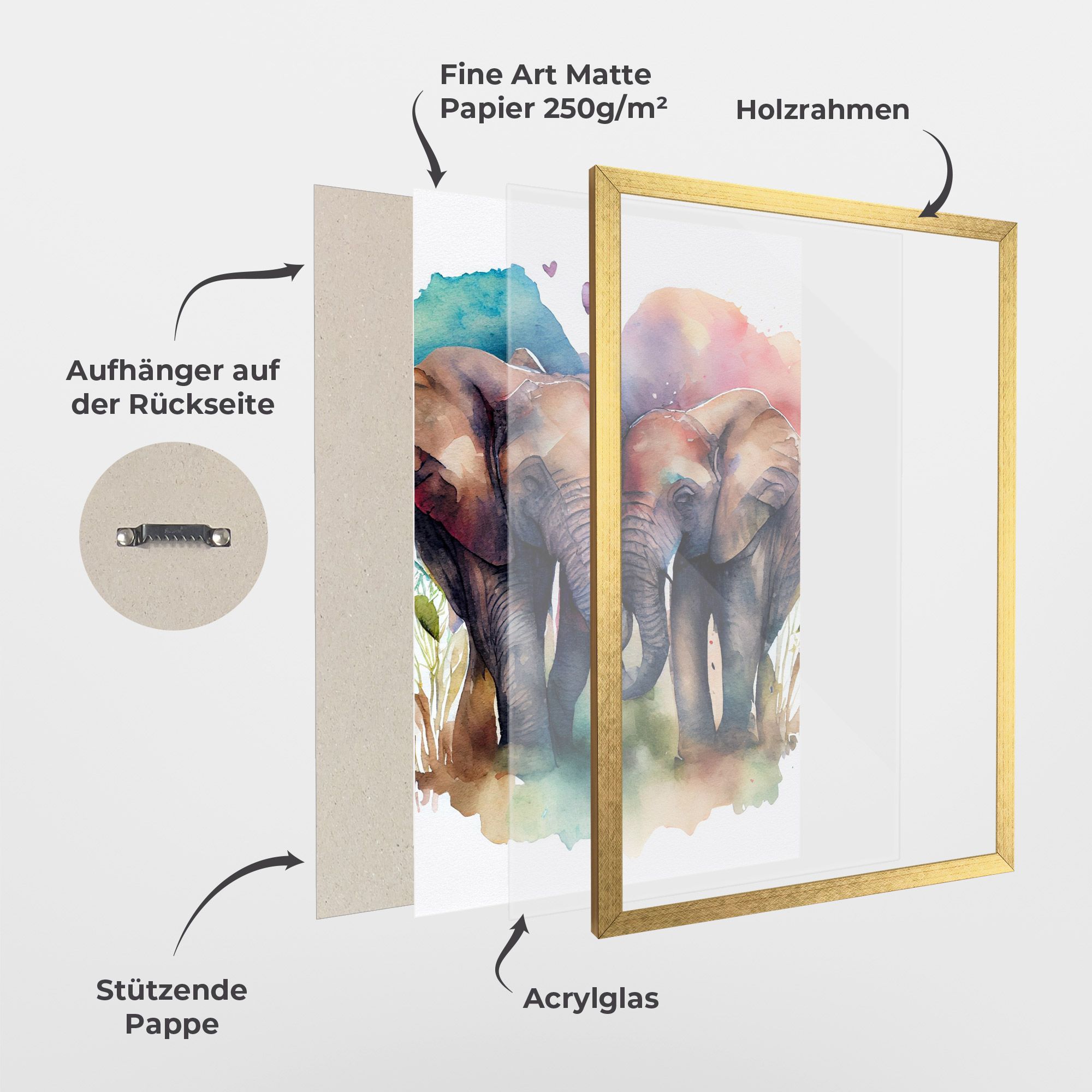 Watercolor Love mockup 1