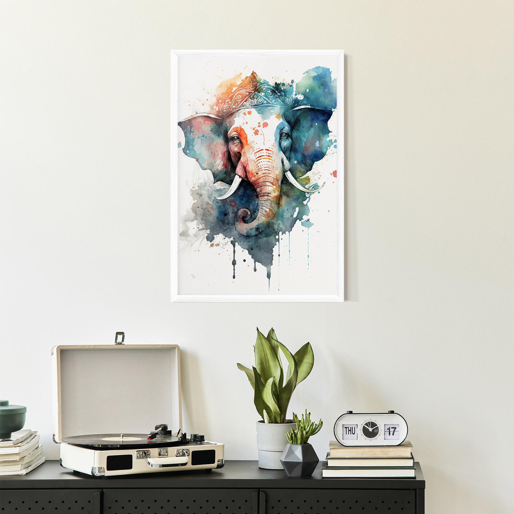 Gerahmte Poster Ganesha Chaturthi mockup 2