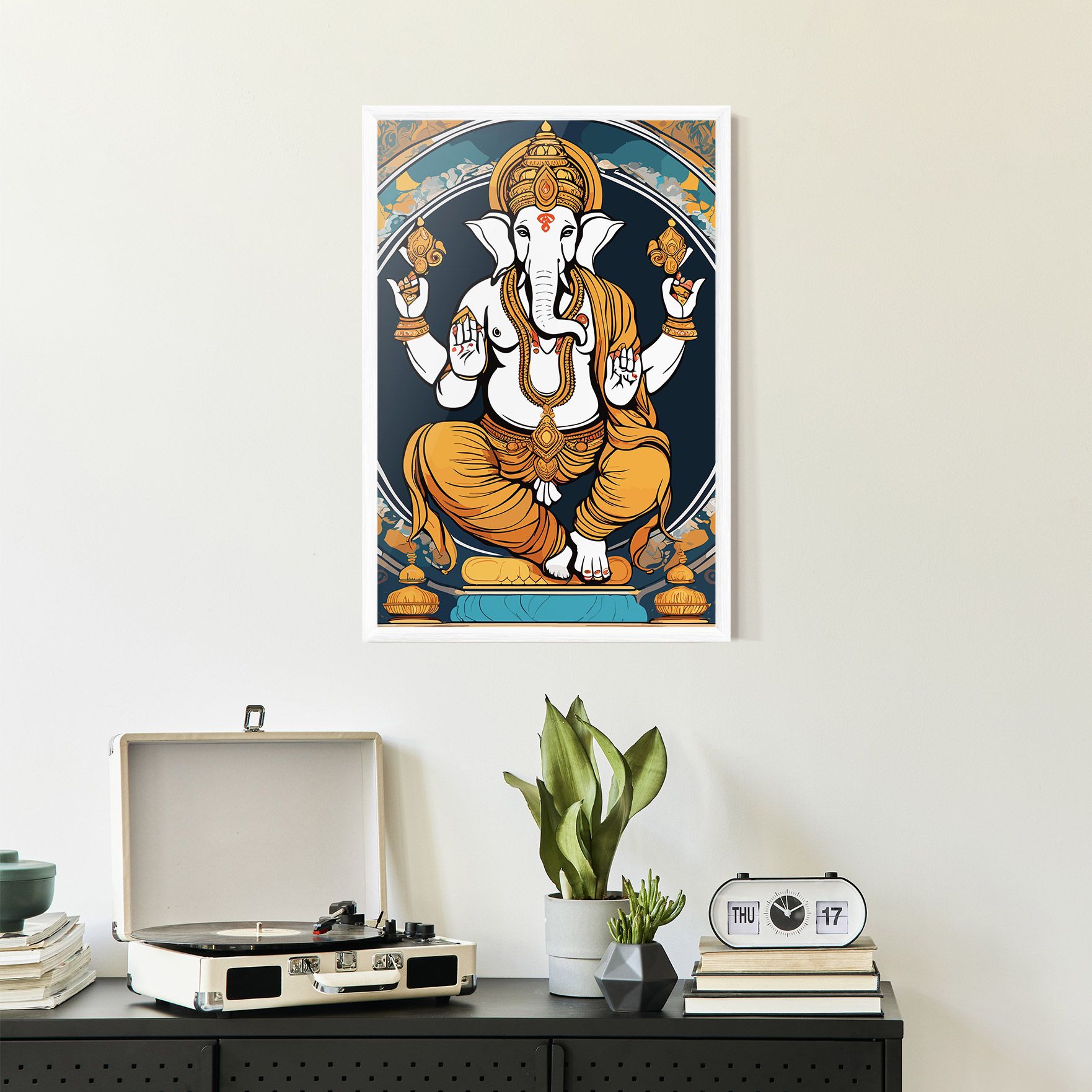 Gold Ganpati mockup 2