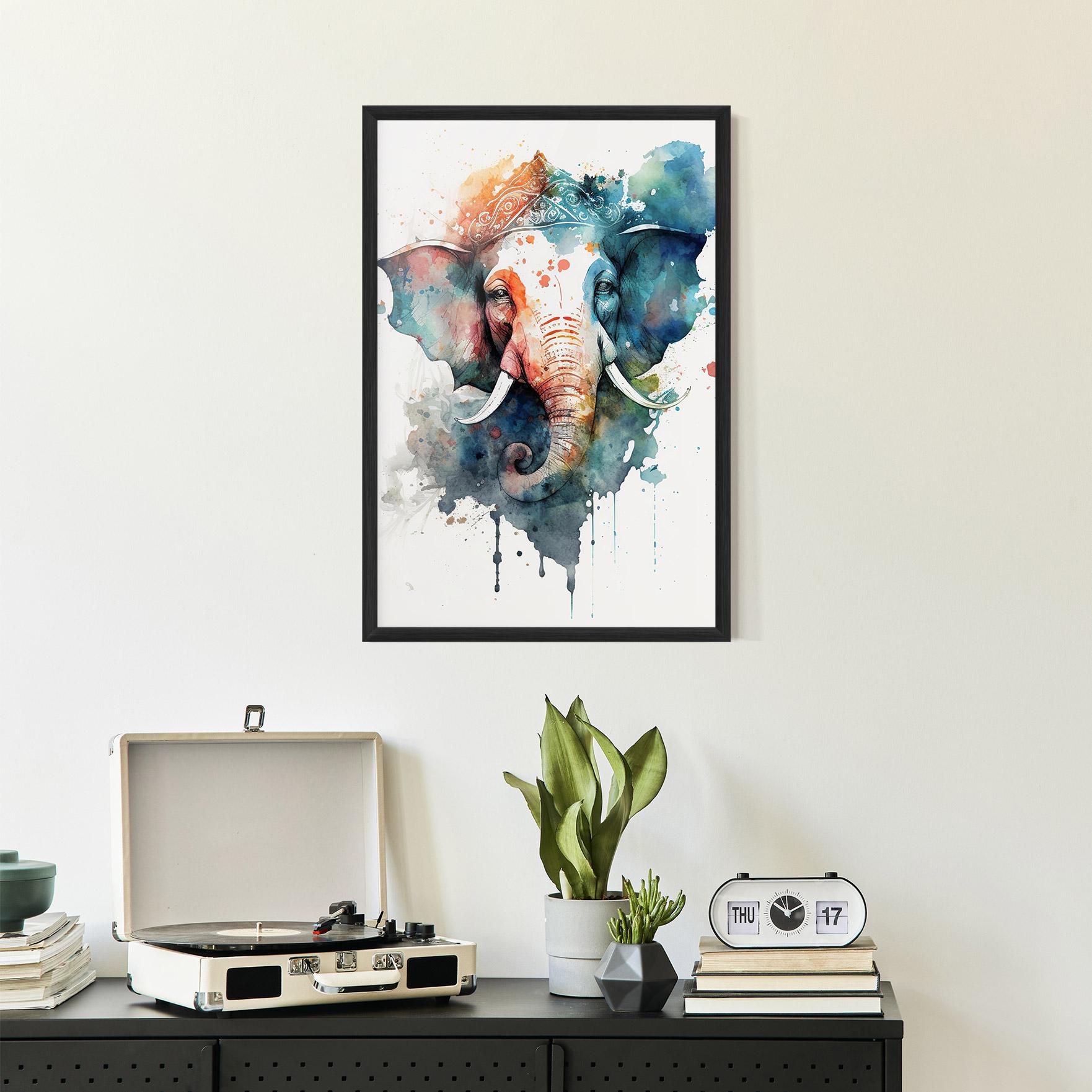 Gerahmte Poster Ganesha Chaturthi mockup 2