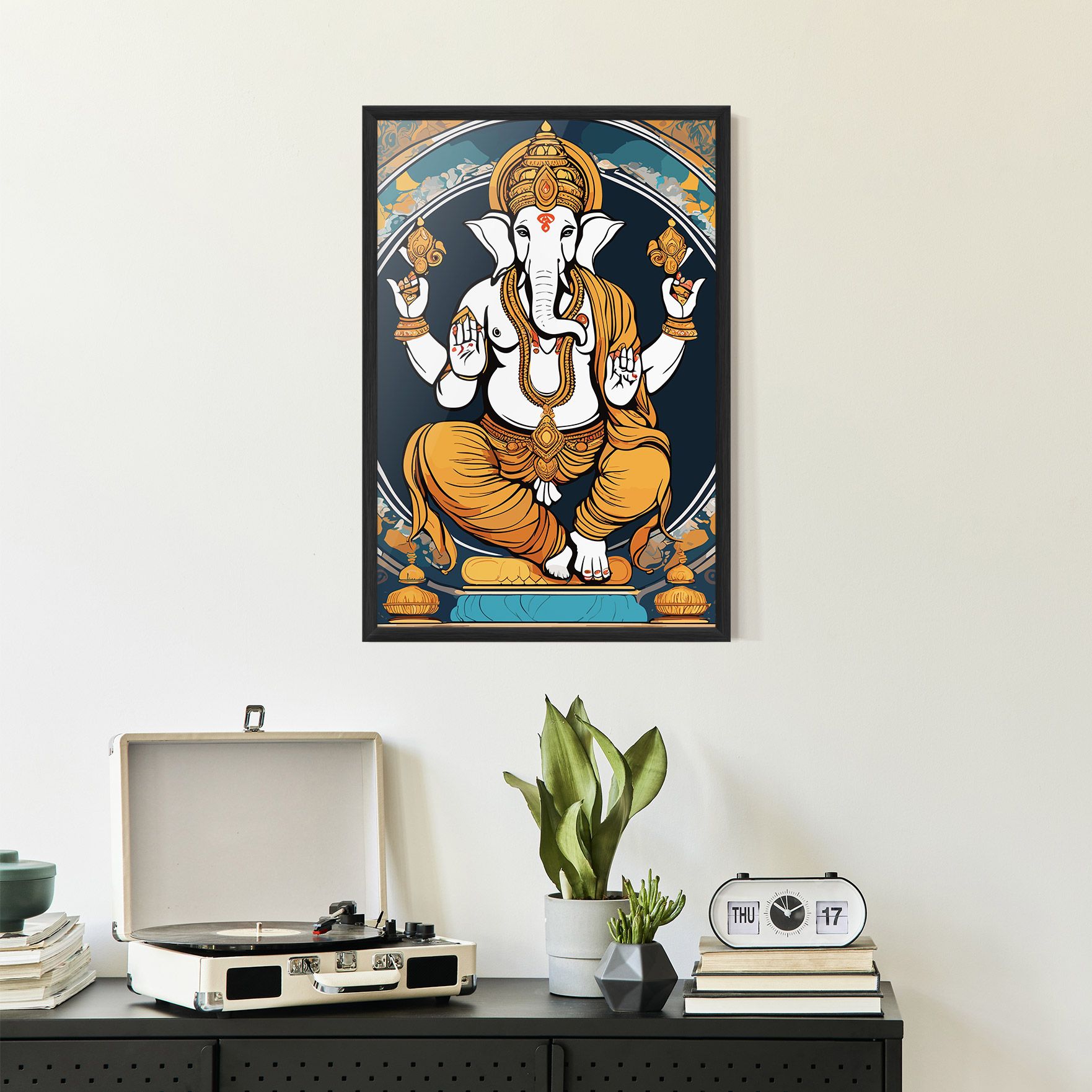 Gold Ganpati mockup 2