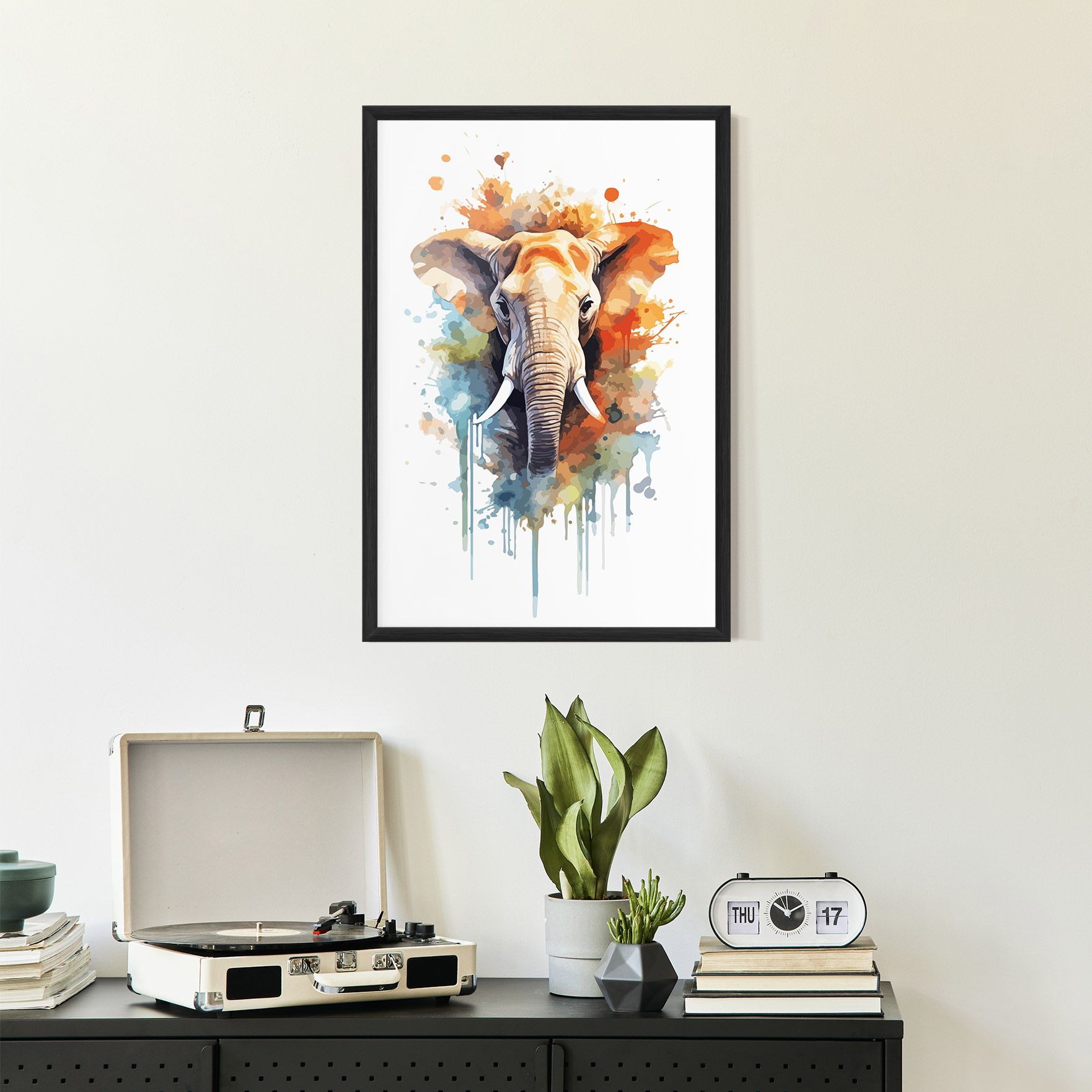 Safari Animal Art mockup 2