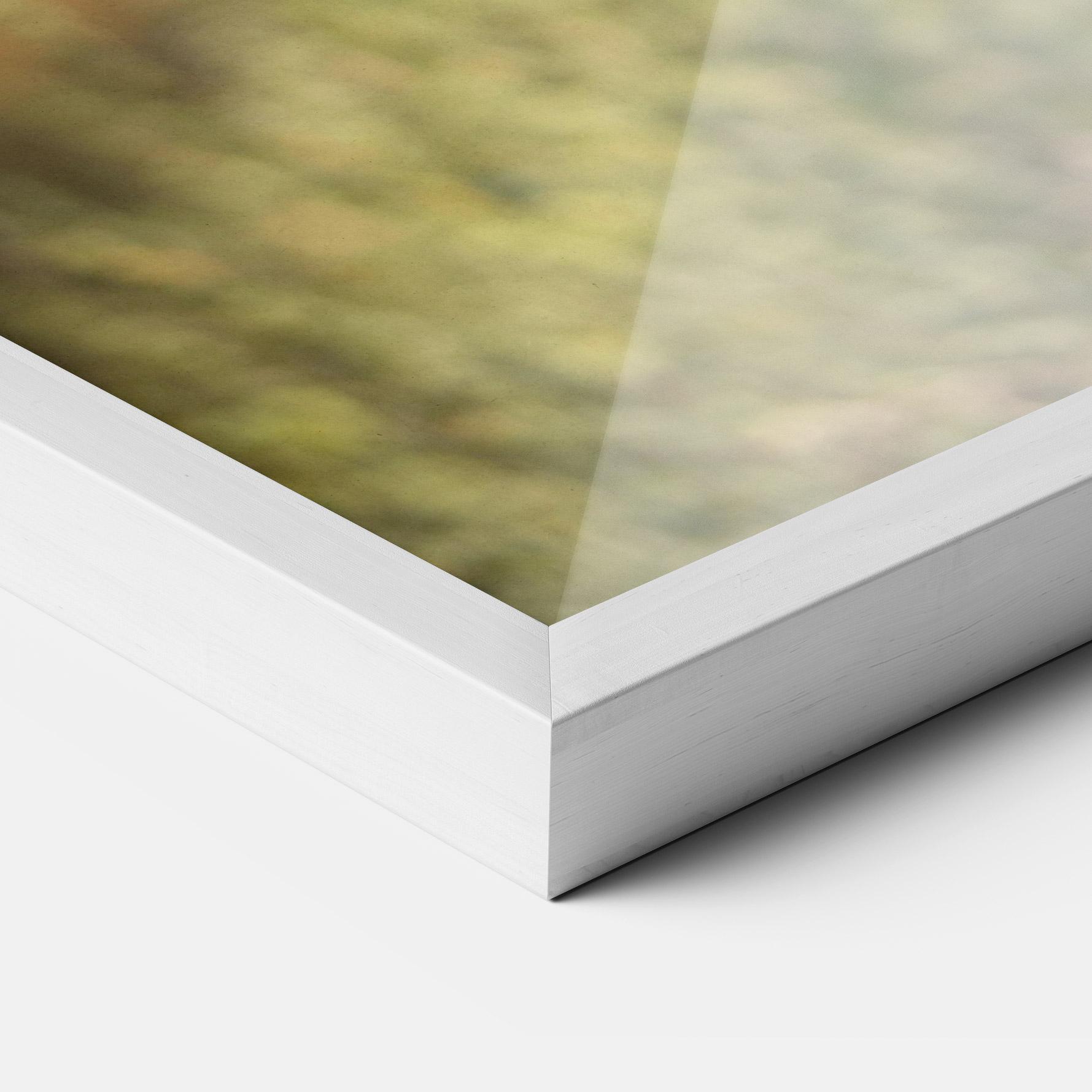 Gerahmte Poster Elephant Mouth Close Up mockup 3