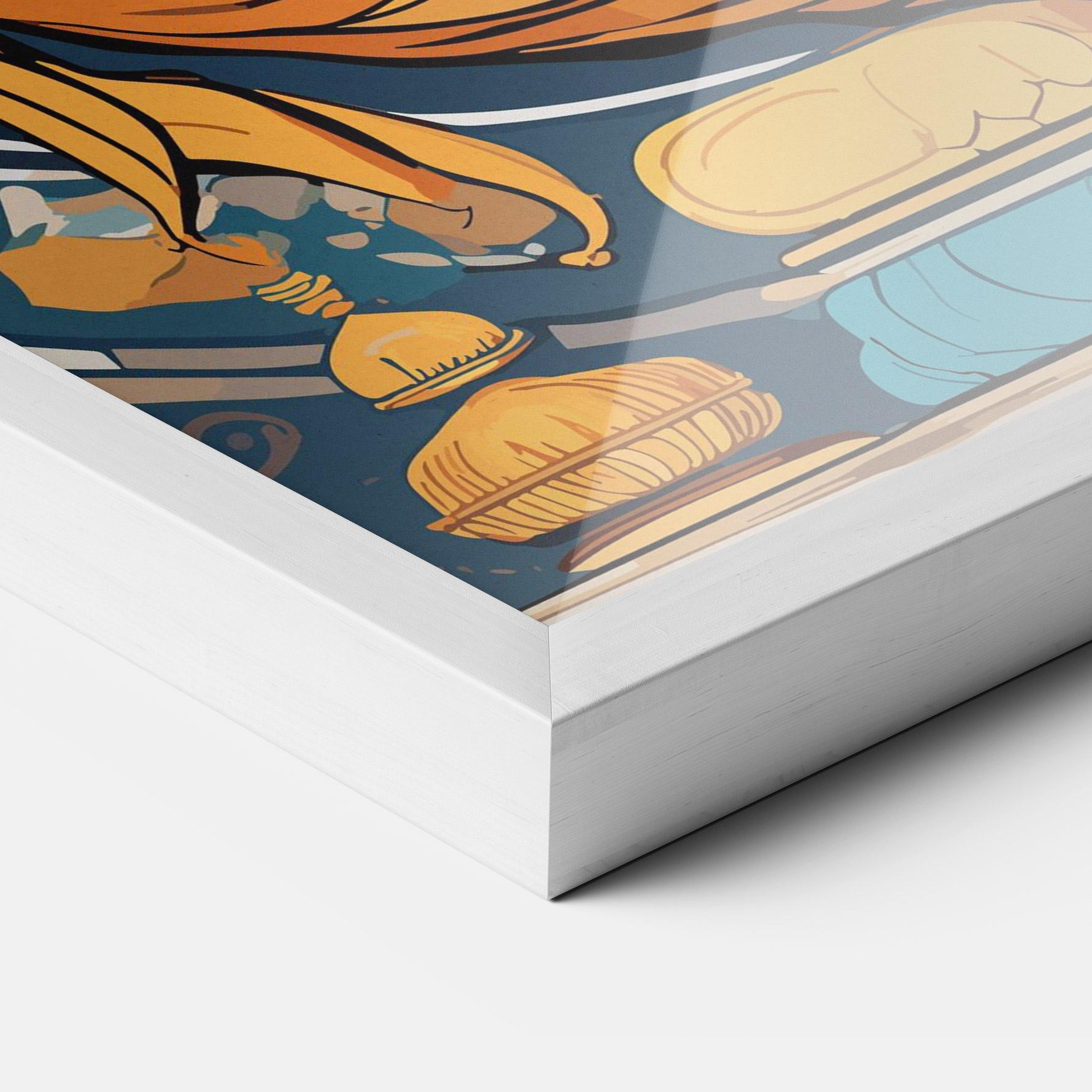 Gerahmte Poster Gold Ganpati mockup 3