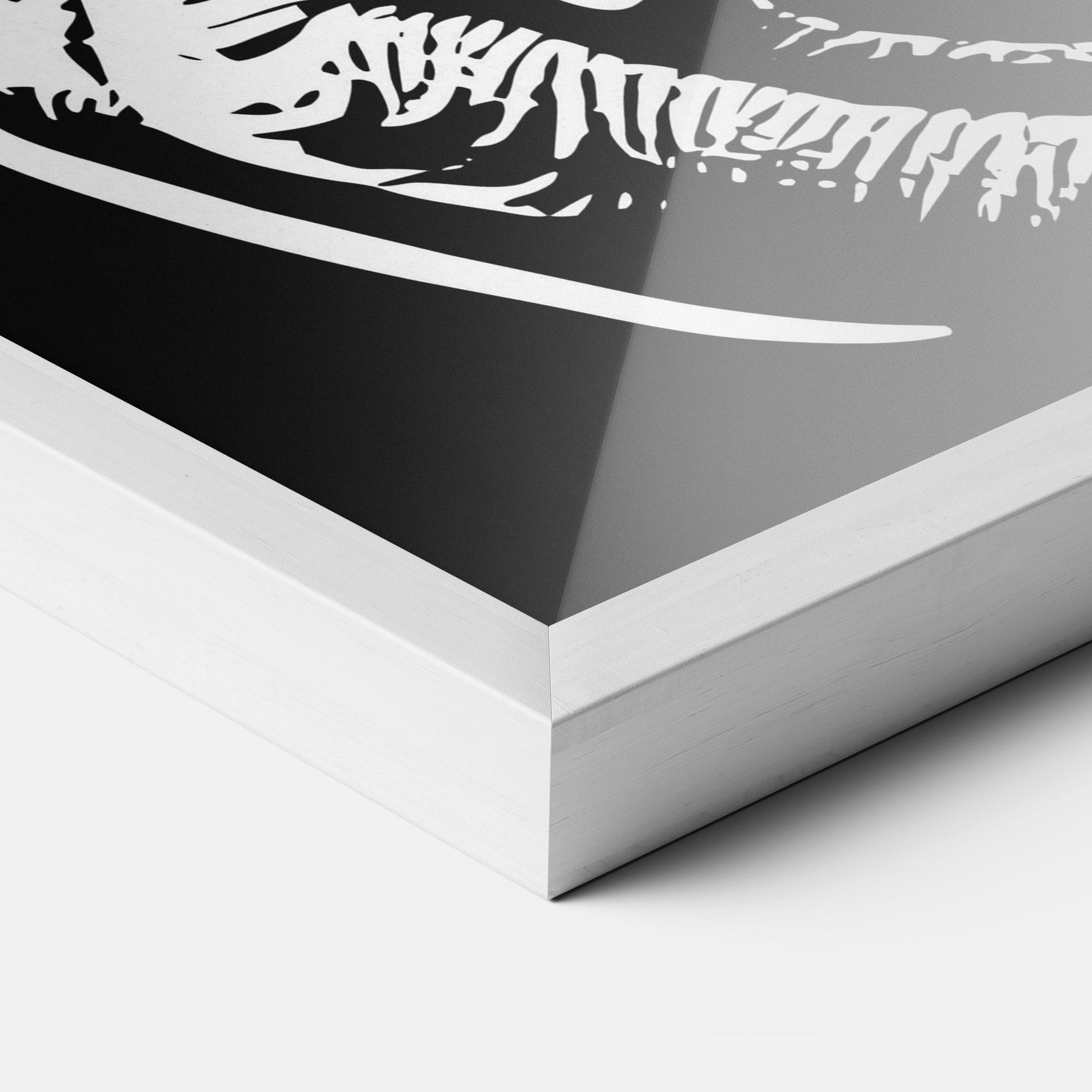 Gerahmte Poster White Head Elephant mockup 3