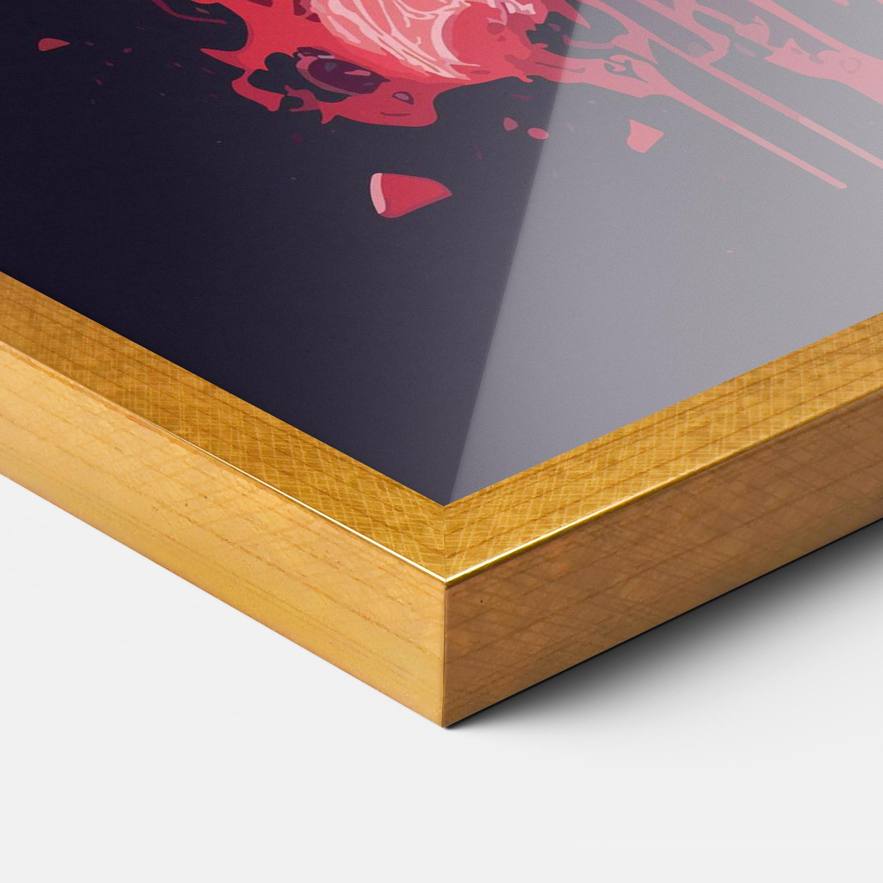 Gerahmte Poster Bloody Elephant mockup 3