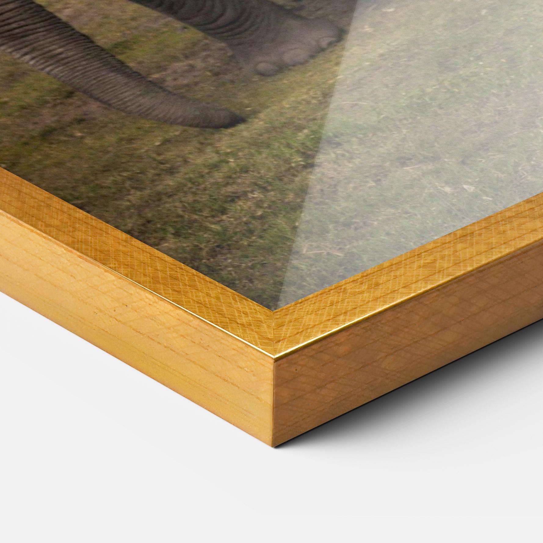 Gerahmte Poster Elephant Landscape mockup 3