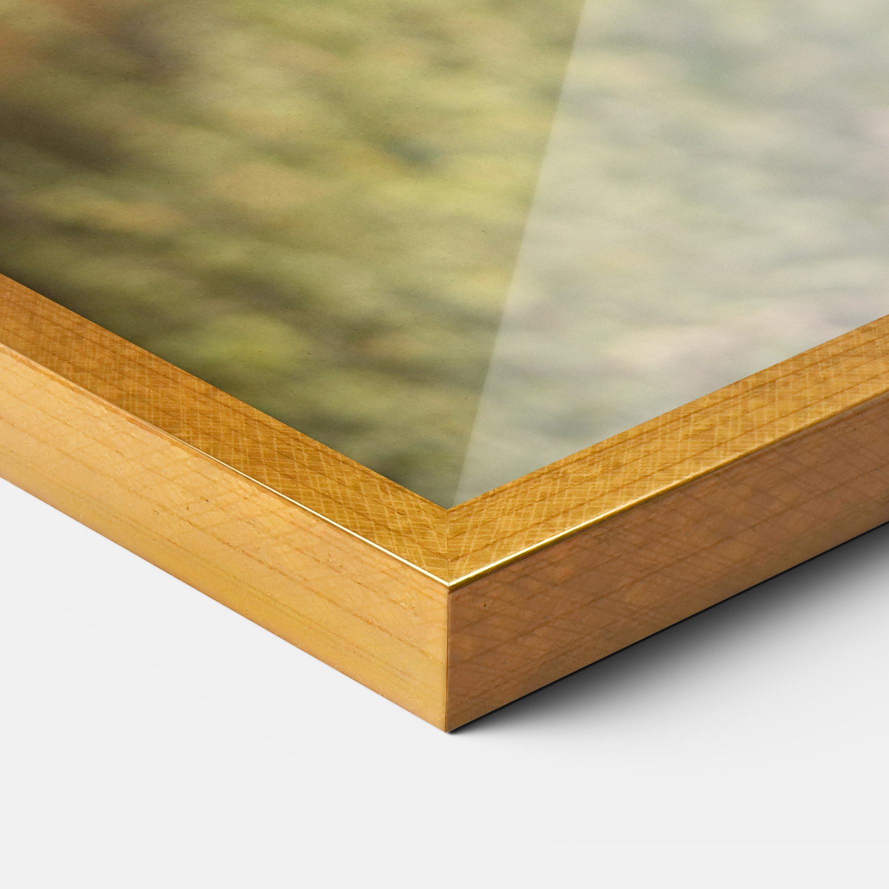 Gerahmte Poster Elephant Mouth Close Up mockup 3