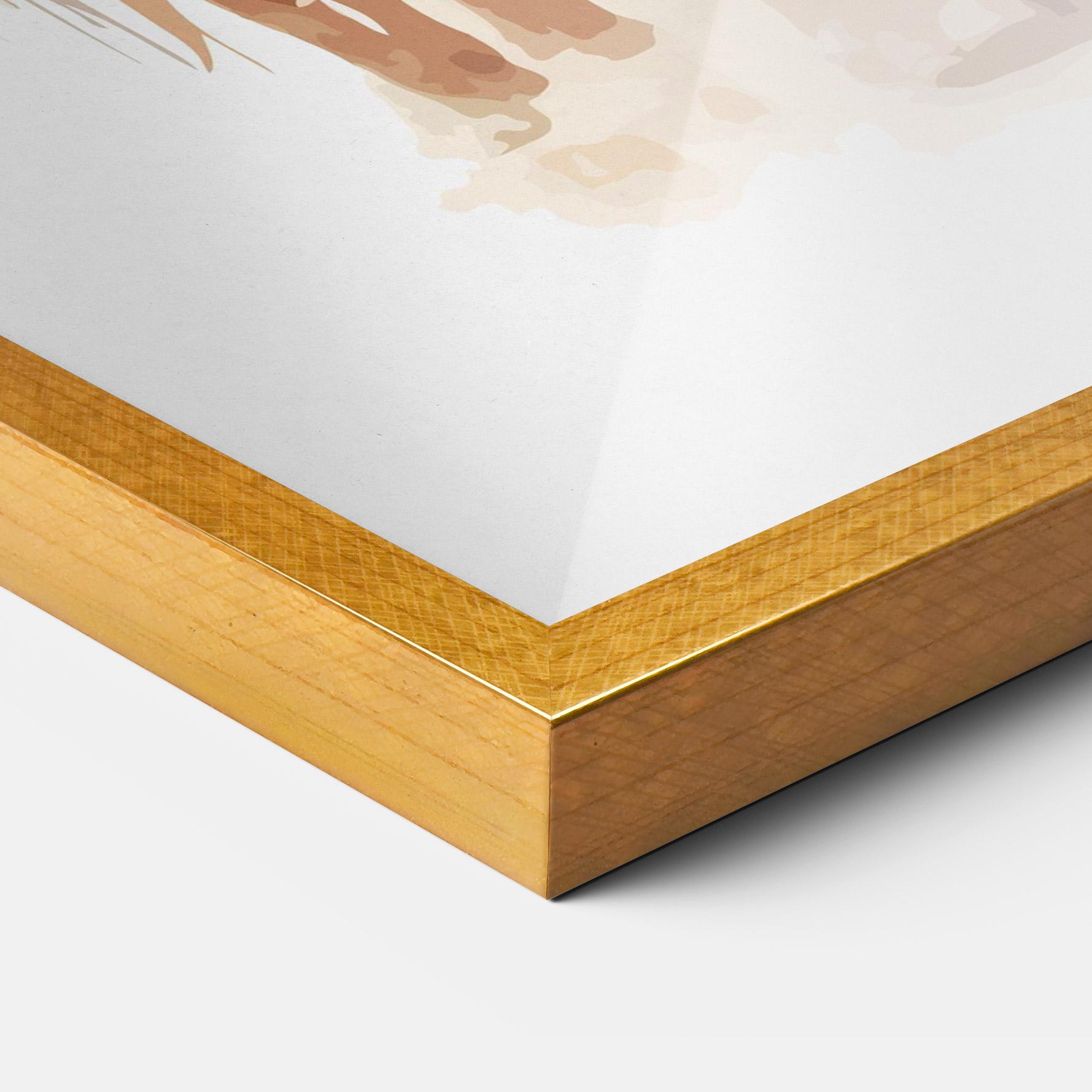 Gerahmte Poster Safari Animal mockup 3