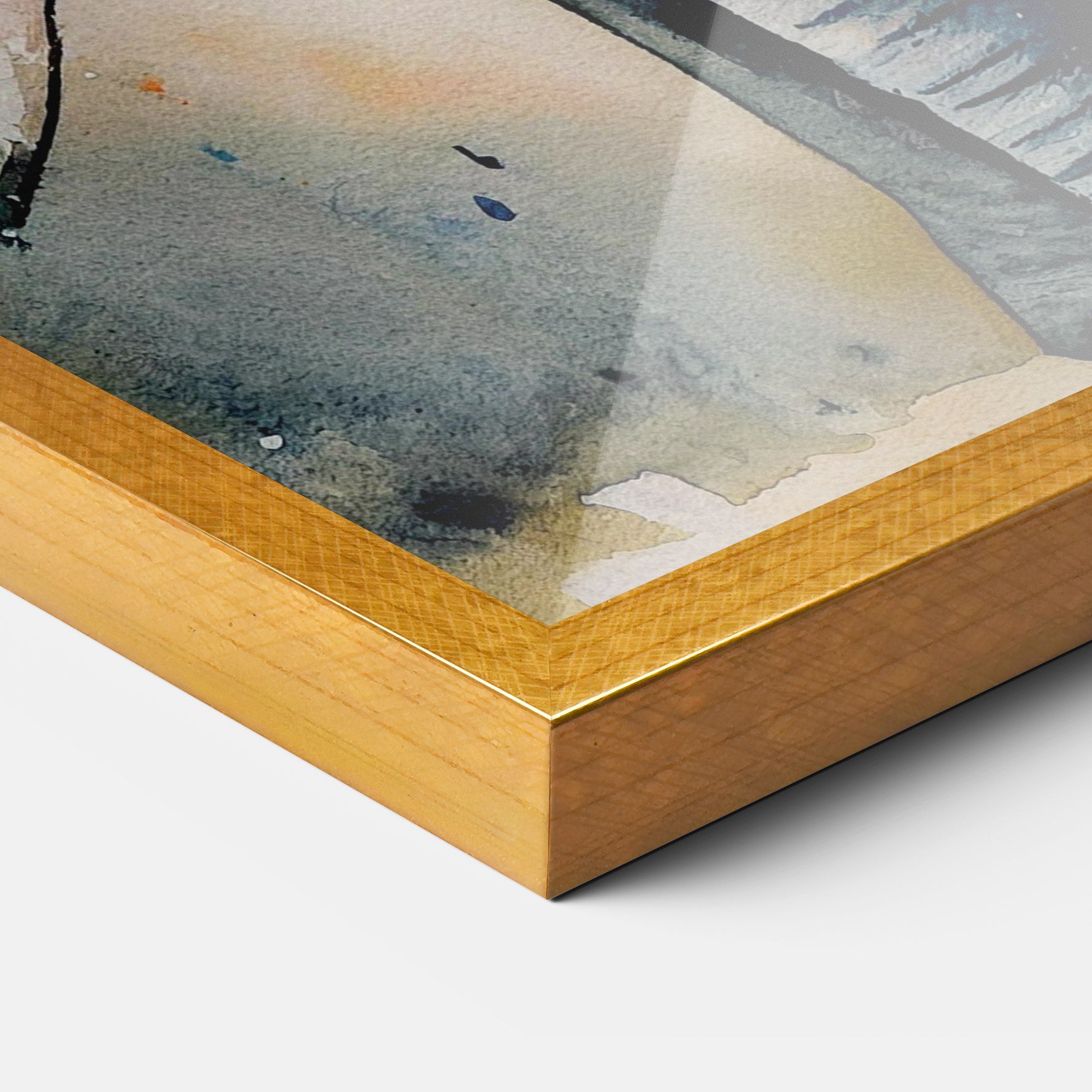 Watercolor Elephant Art mockup 3