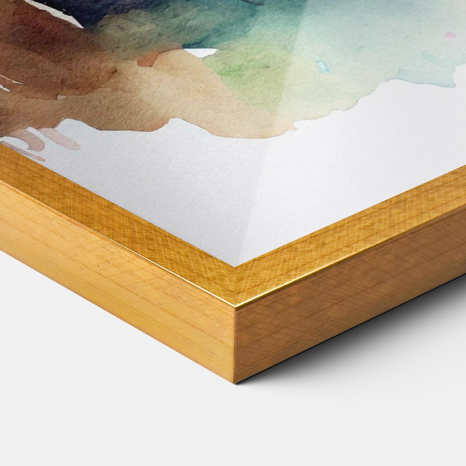 Gerahmte Poster Watercolor Love mockup 3