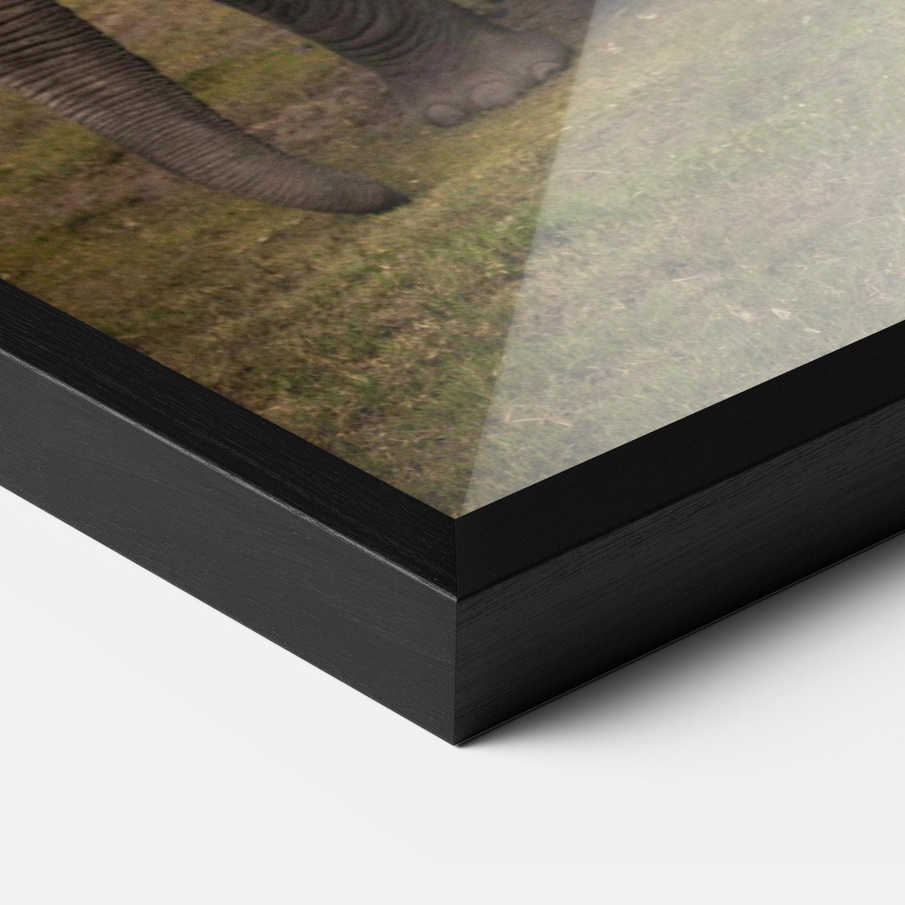 Gerahmte Poster Elephant Landscape mockup 3