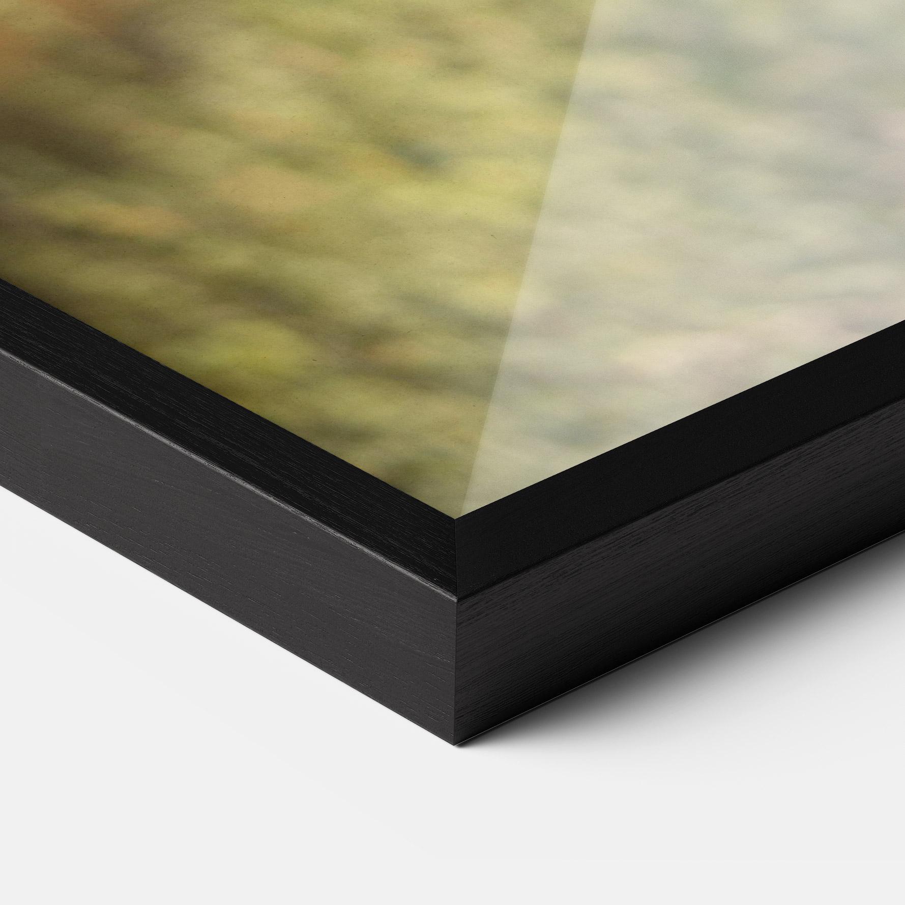 Gerahmte Poster Elephant Mouth Close Up mockup 3