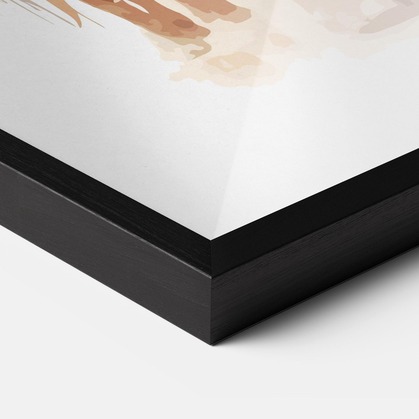 Gerahmte Poster Safari Animal mockup 3