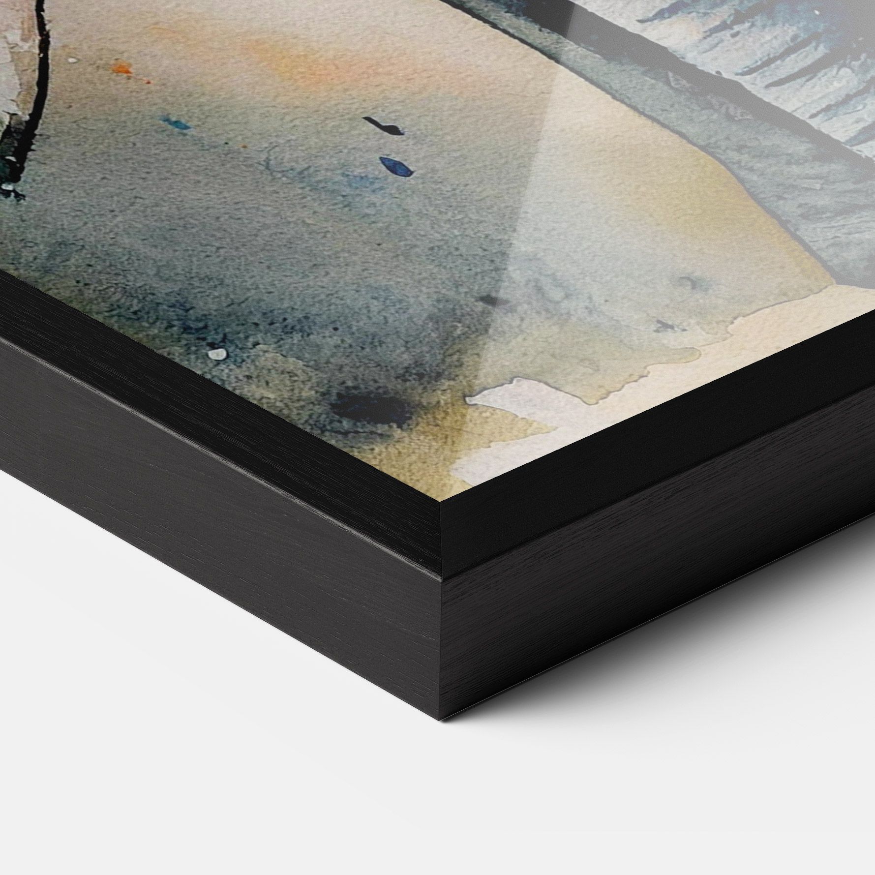 Watercolor Elephant Art mockup 3