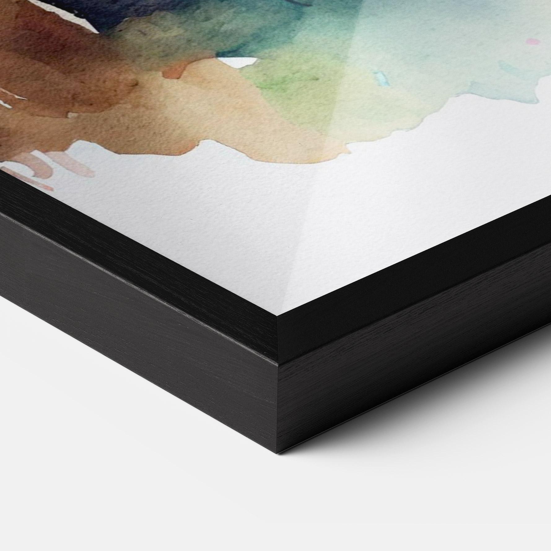 Gerahmte Poster Watercolor Love mockup 3