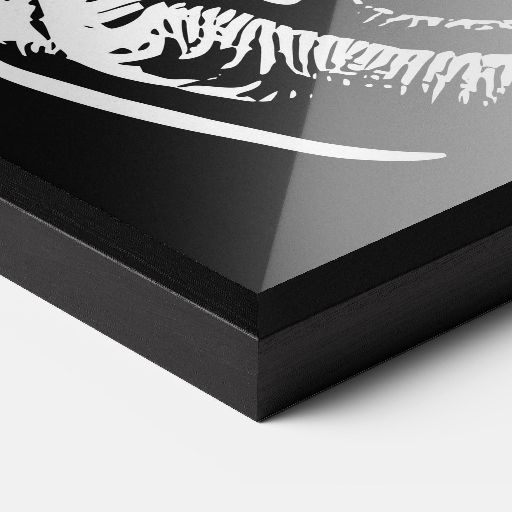 Gerahmte Poster White Head Elephant mockup 3