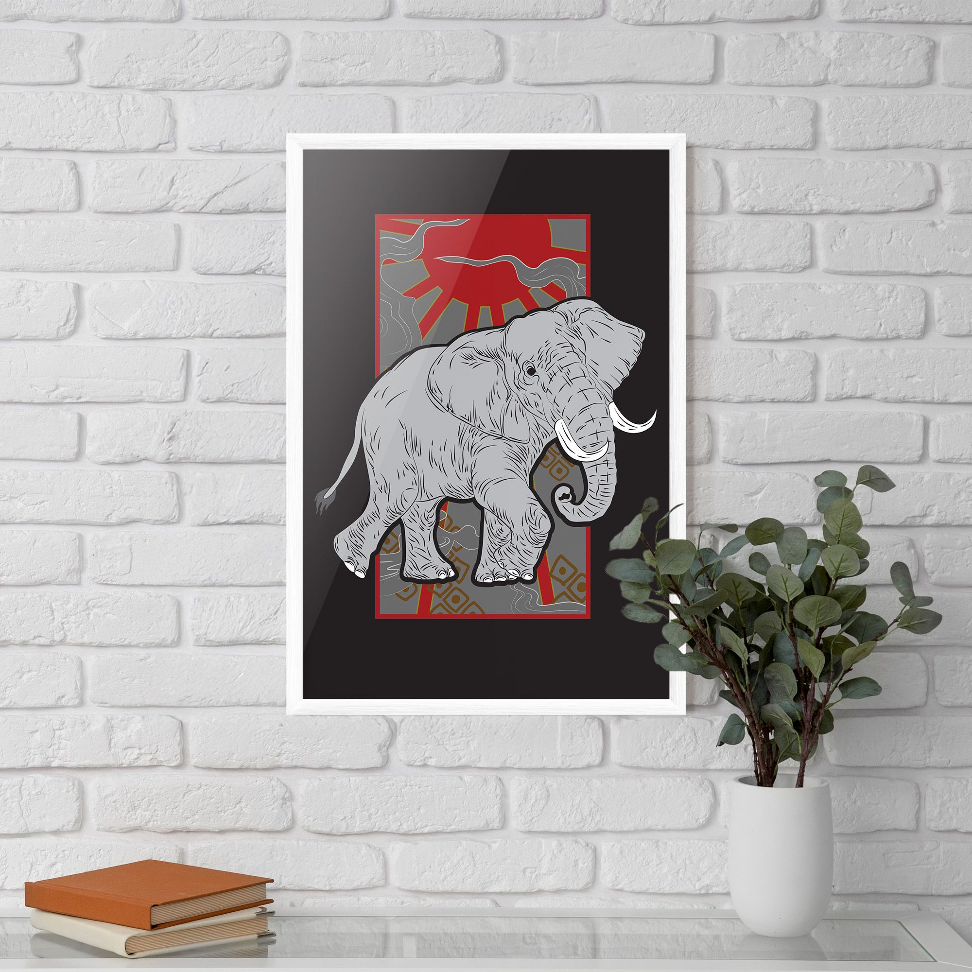 Asian Elephant mockup 5