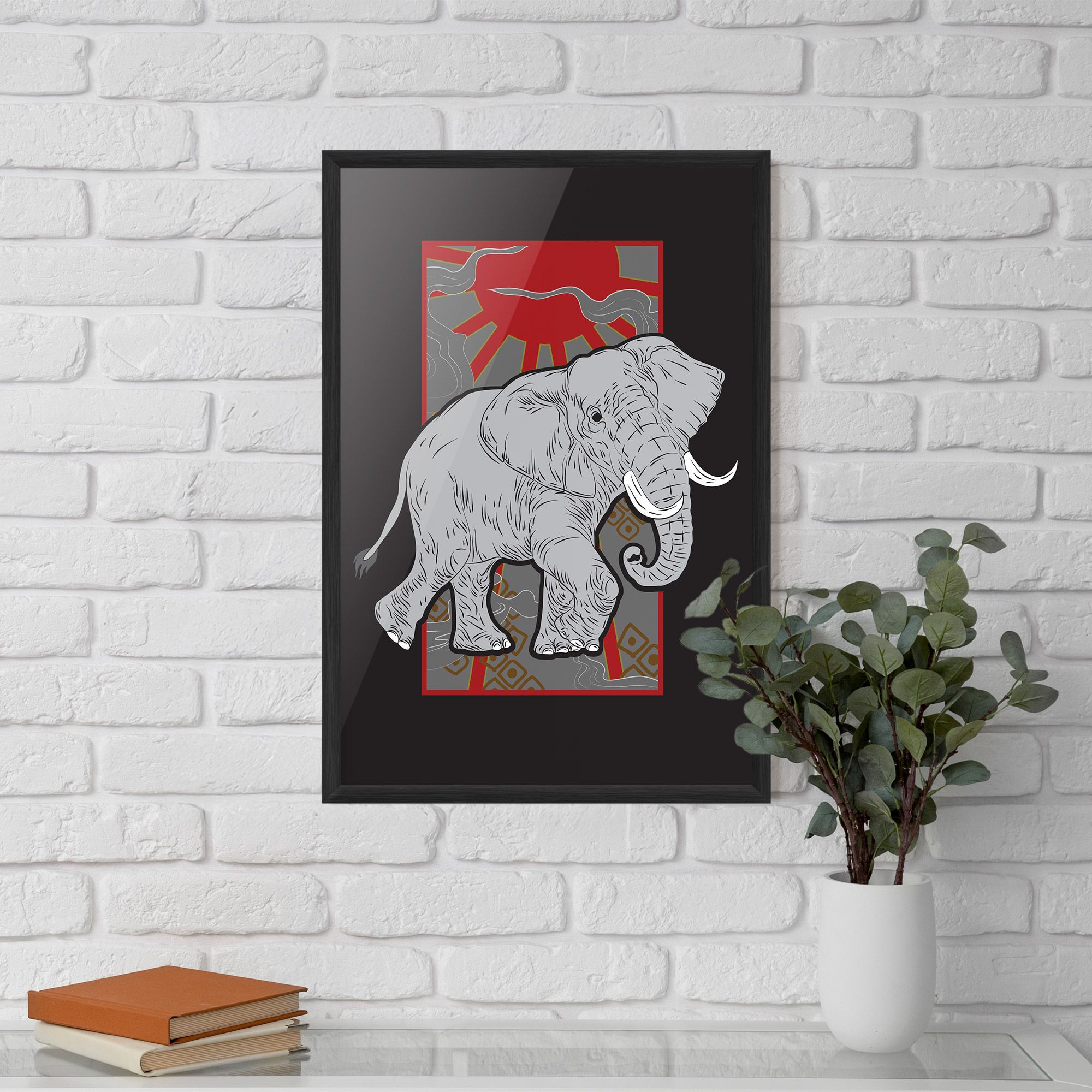 Asian Elephant mockup 5