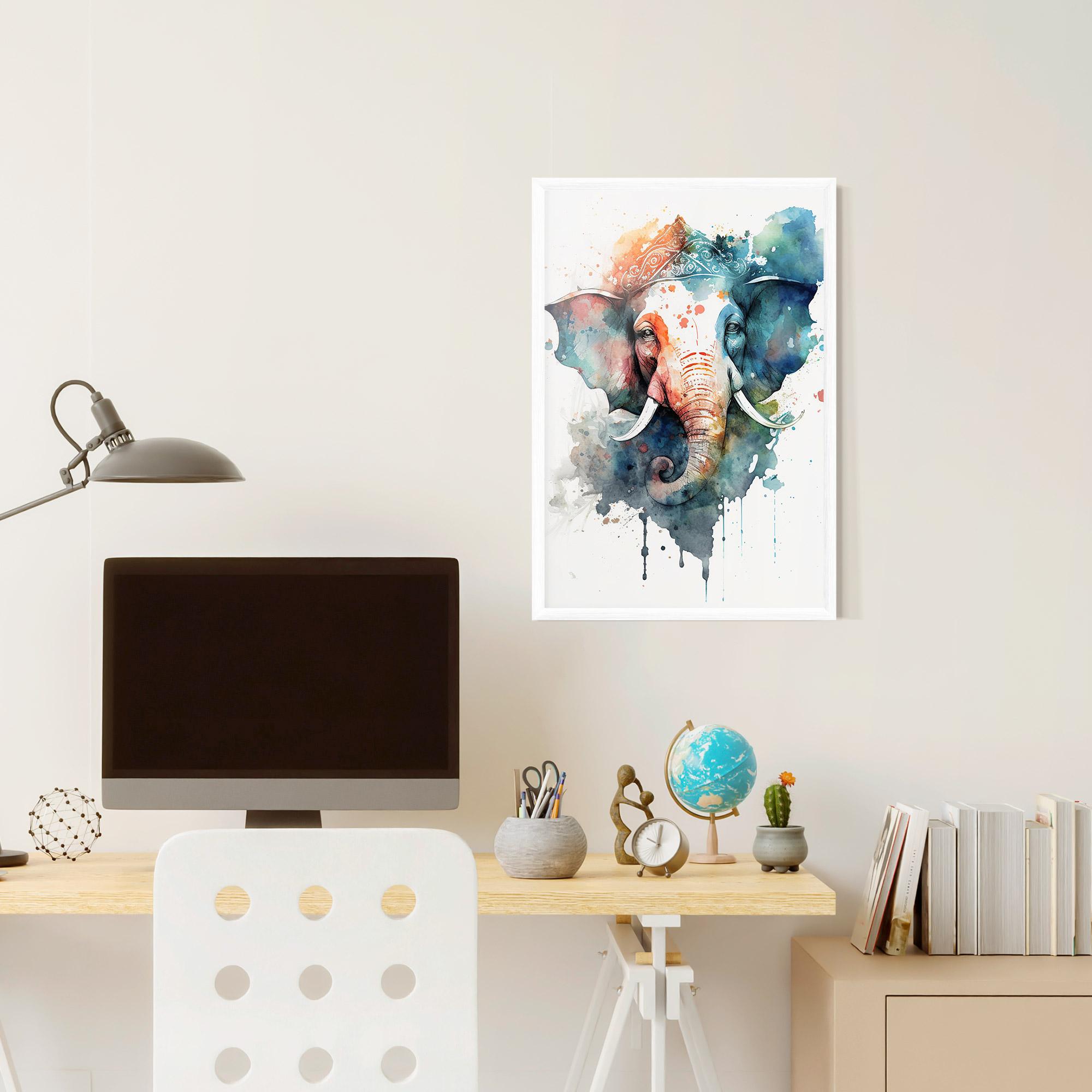 Gerahmte Poster Ganesha Chaturthi mockup 6