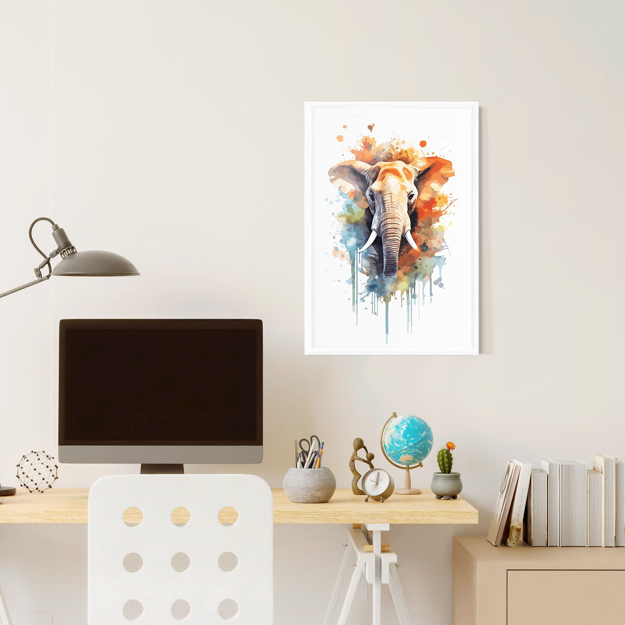 Safari Animal Art mockup 6