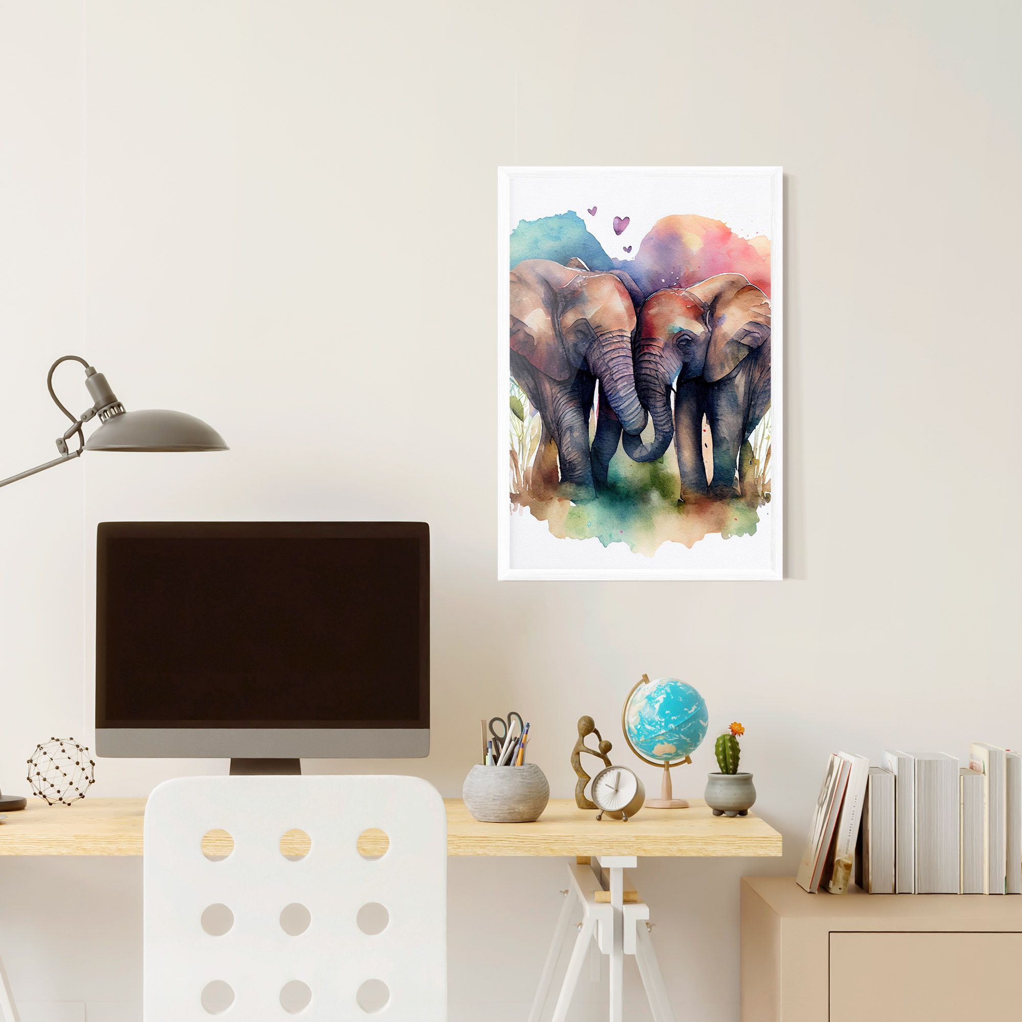 Watercolor Love mockup 6