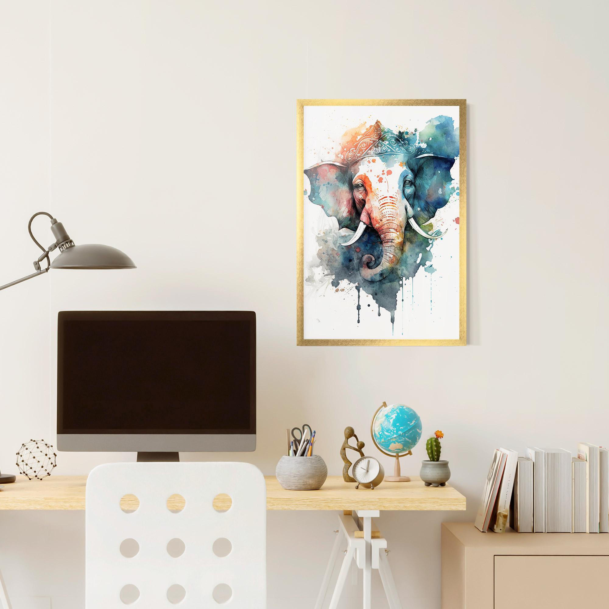 Gerahmte Poster Ganesha Chaturthi mockup 6