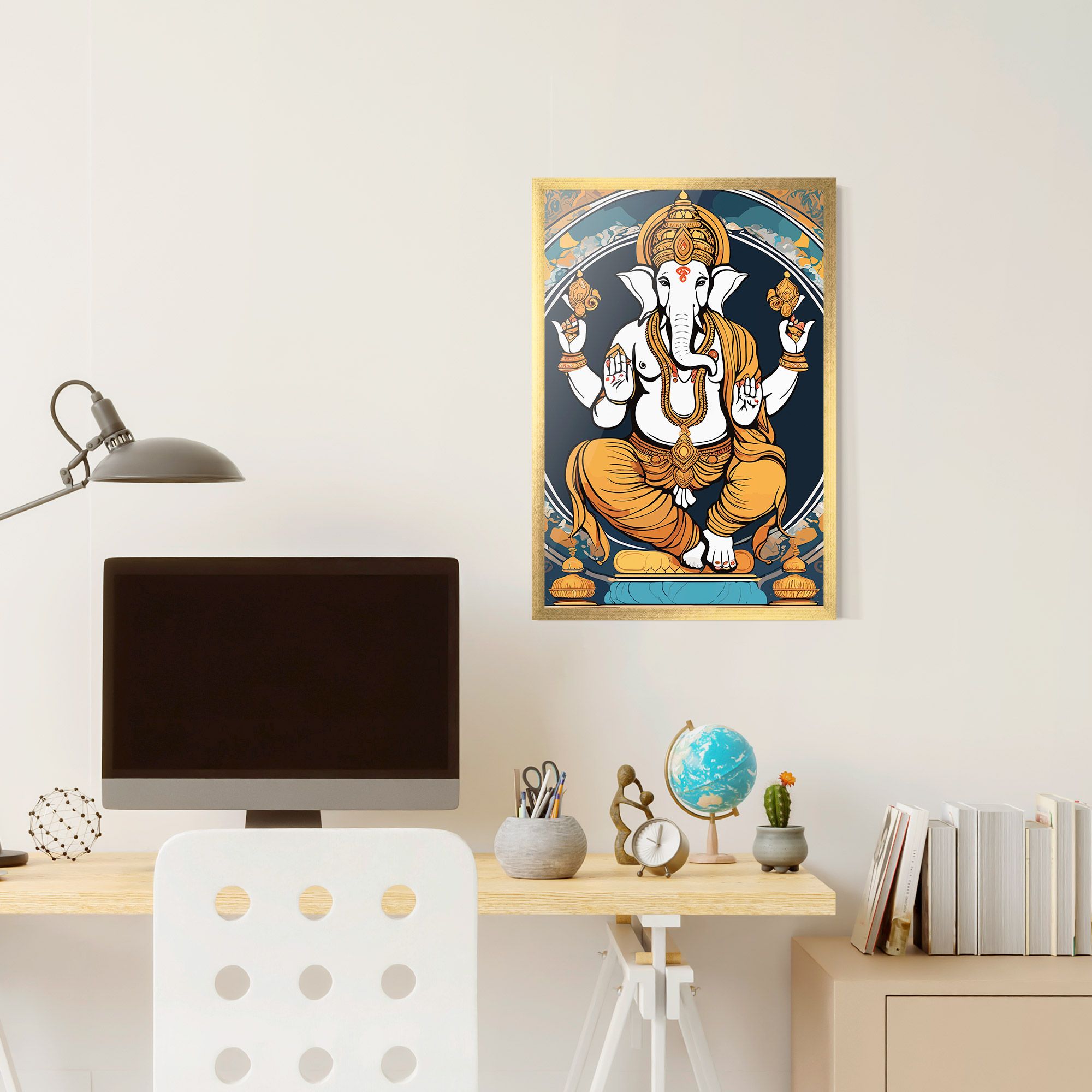 Gold Ganpati mockup 6