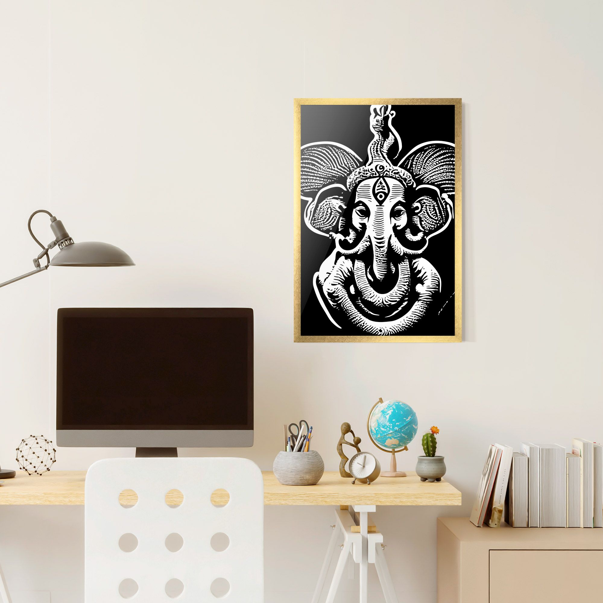 White Head Elephant mockup 6