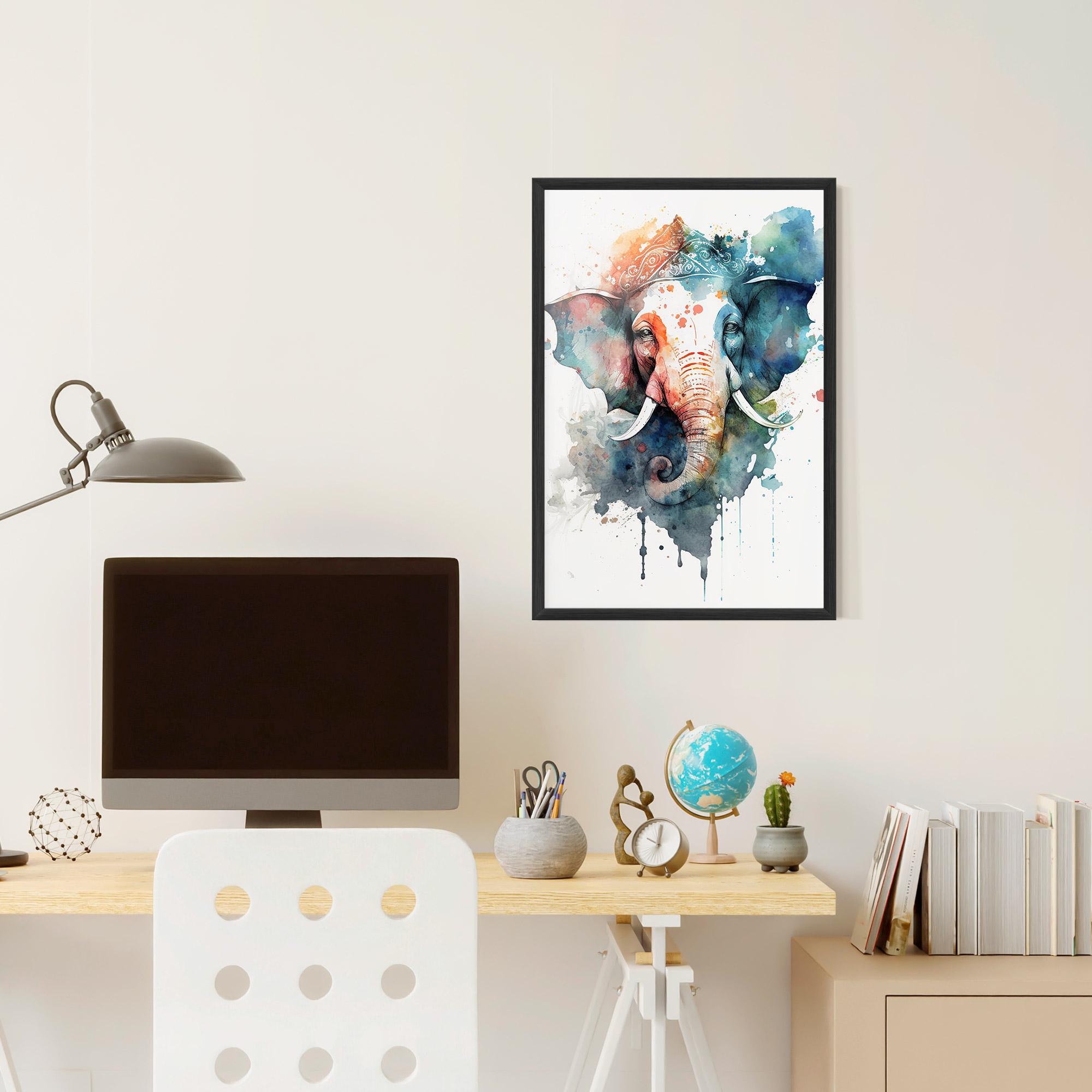 Gerahmte Poster Ganesha Chaturthi mockup 6